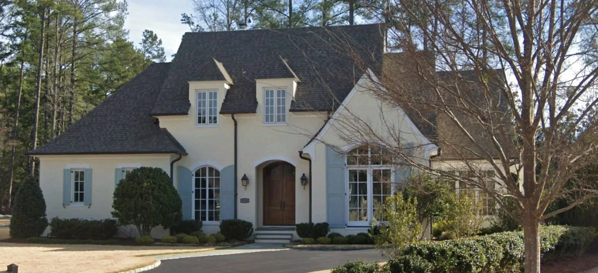 French Country house Plan with 2 Floors, 4 Beds, & CAD Blueprint