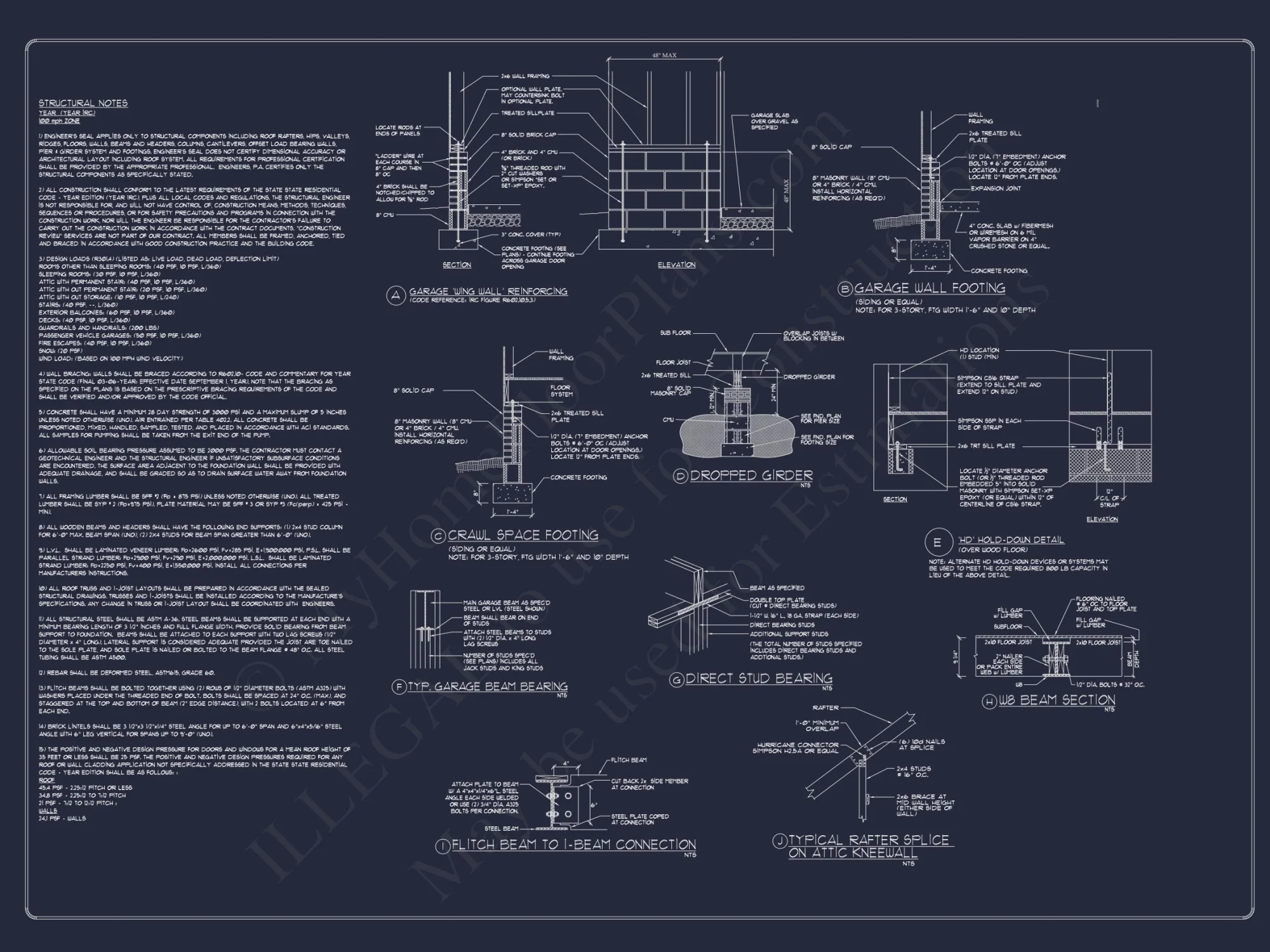 Stunning 4 Bedroom CAD Designs