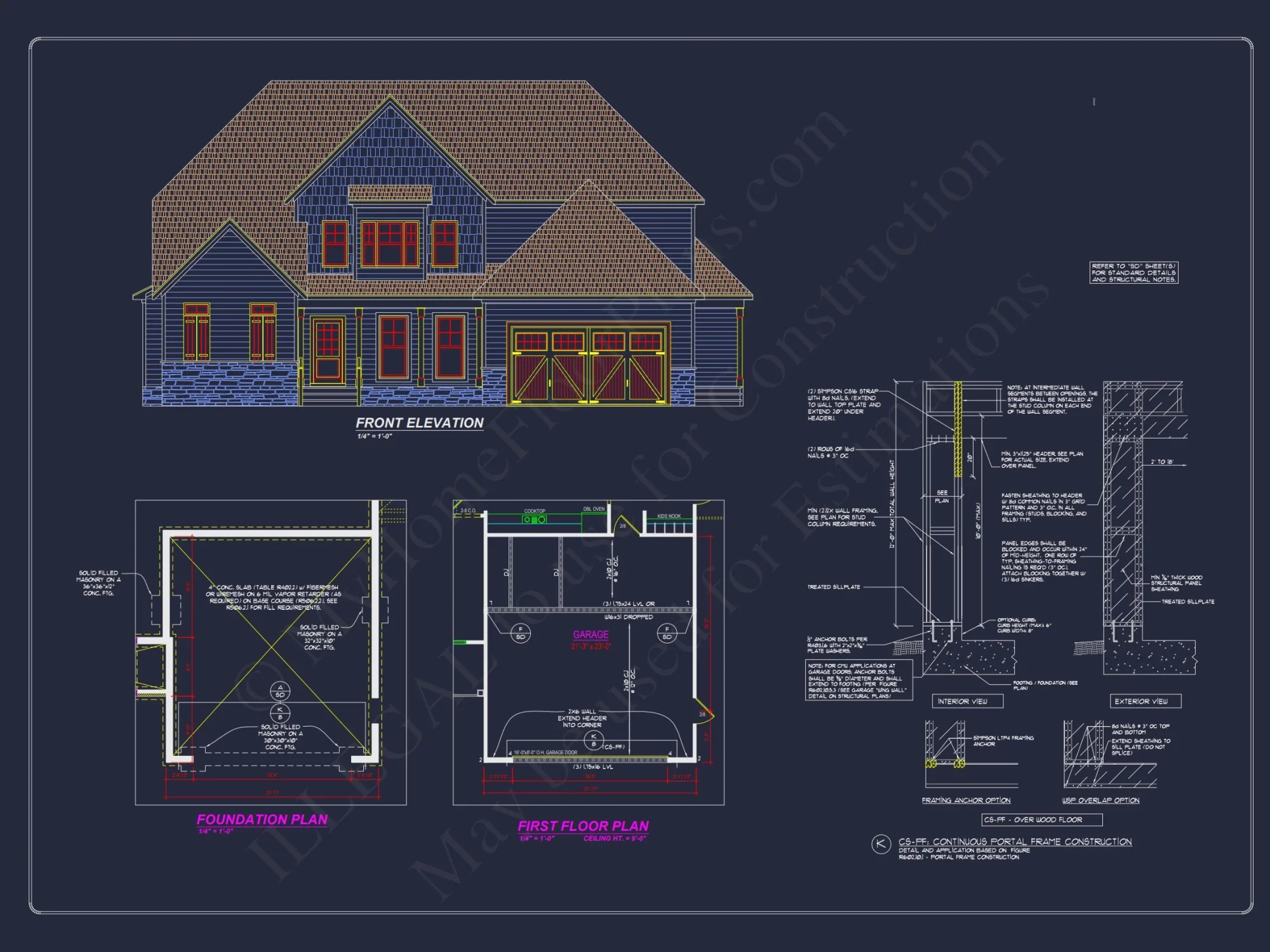 Stunning 4 Bedroom CAD Designs