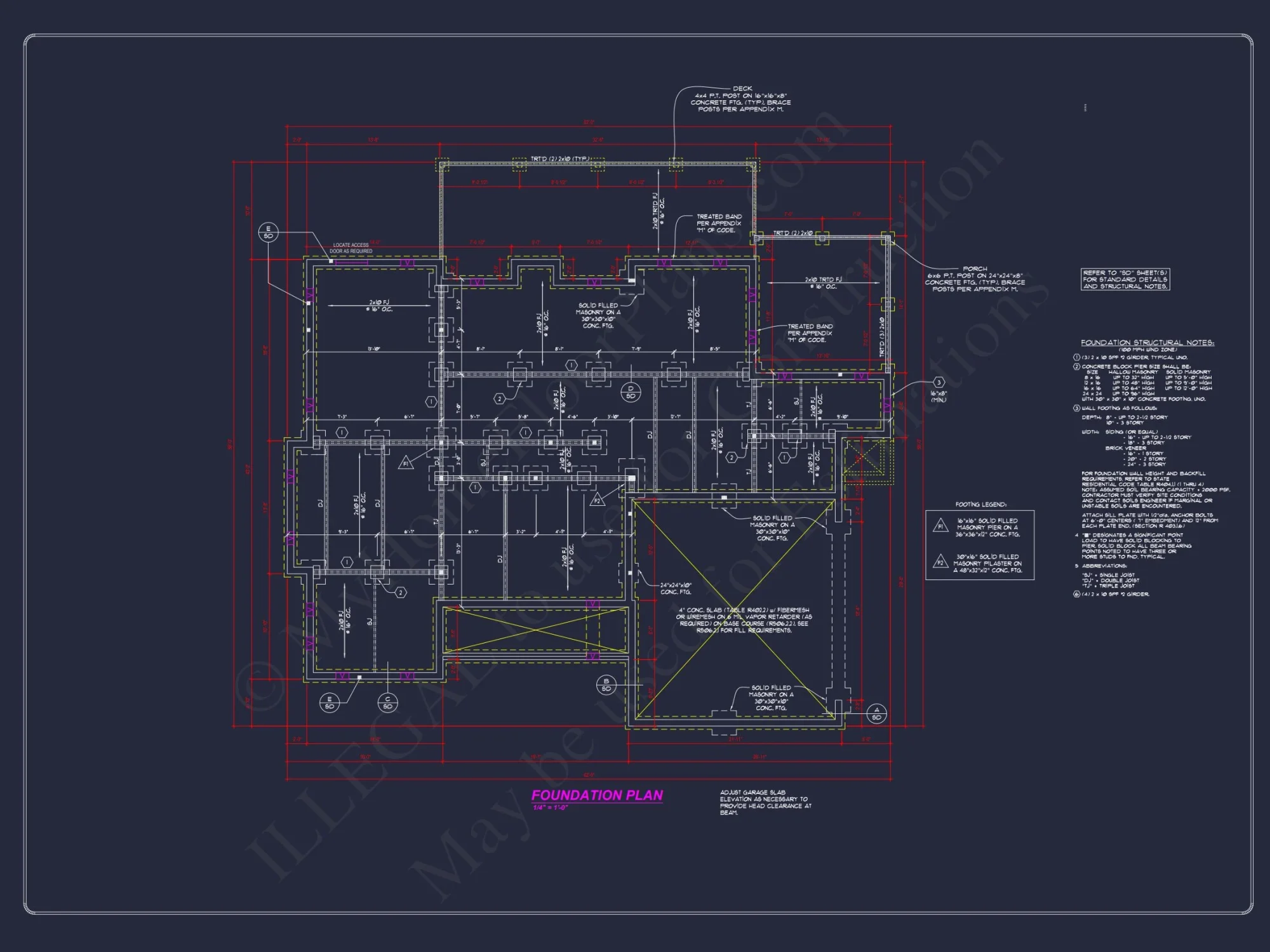 Stunning 4 Bedroom CAD Designs