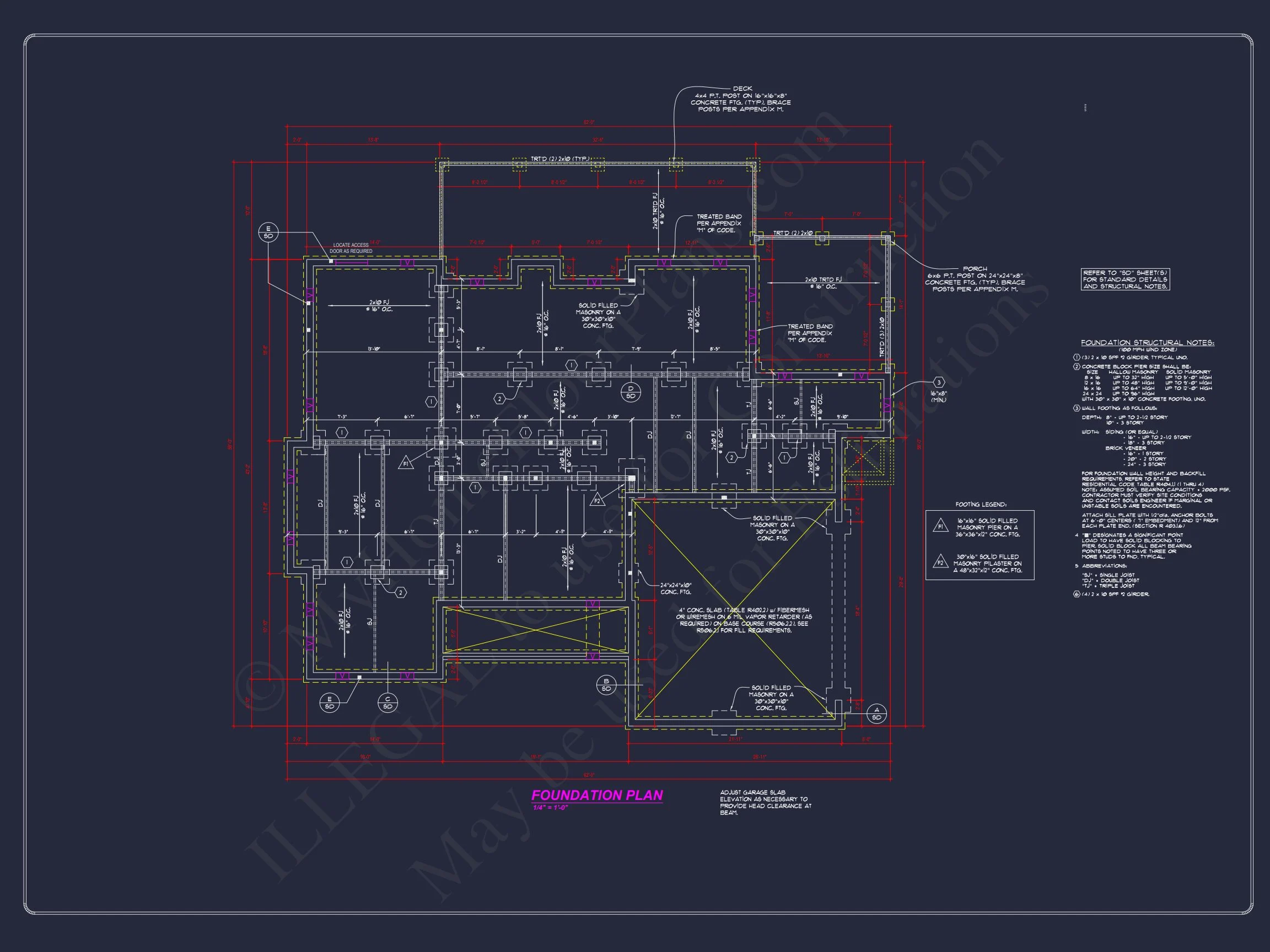 Stunning 4 Bedroom CAD Designs