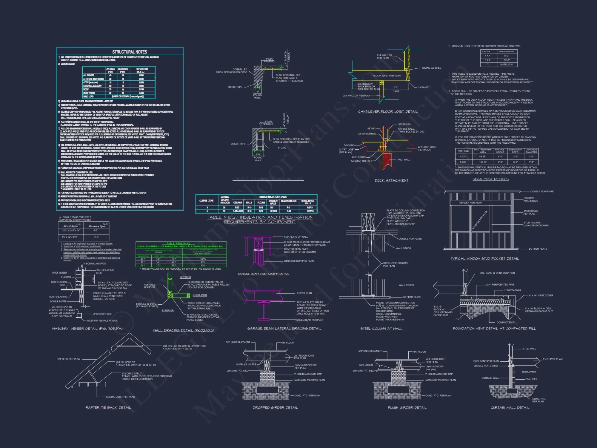 Stunning 4 Bedroom CAD Designs