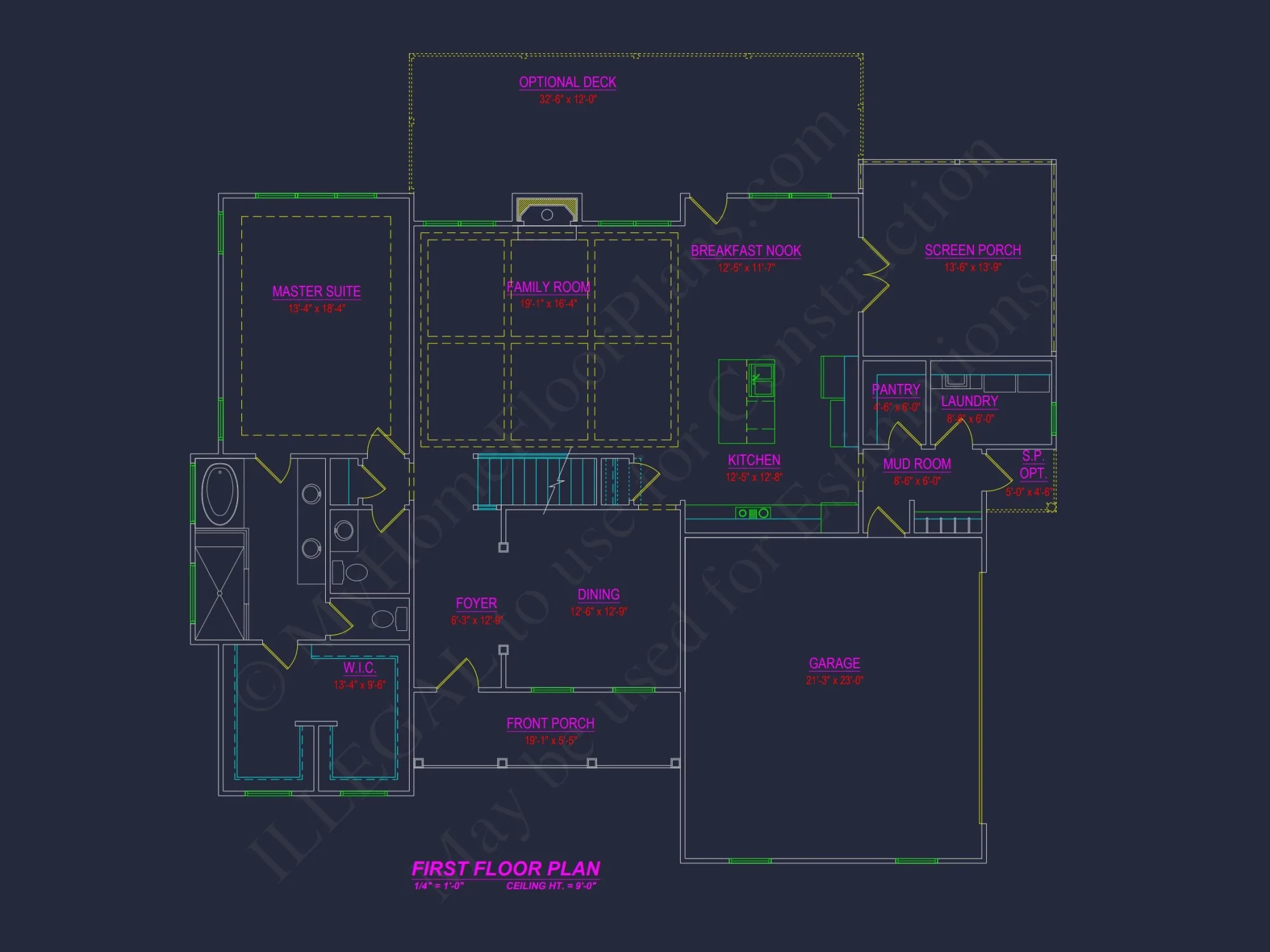 Stunning 4 Bedroom CAD Designs