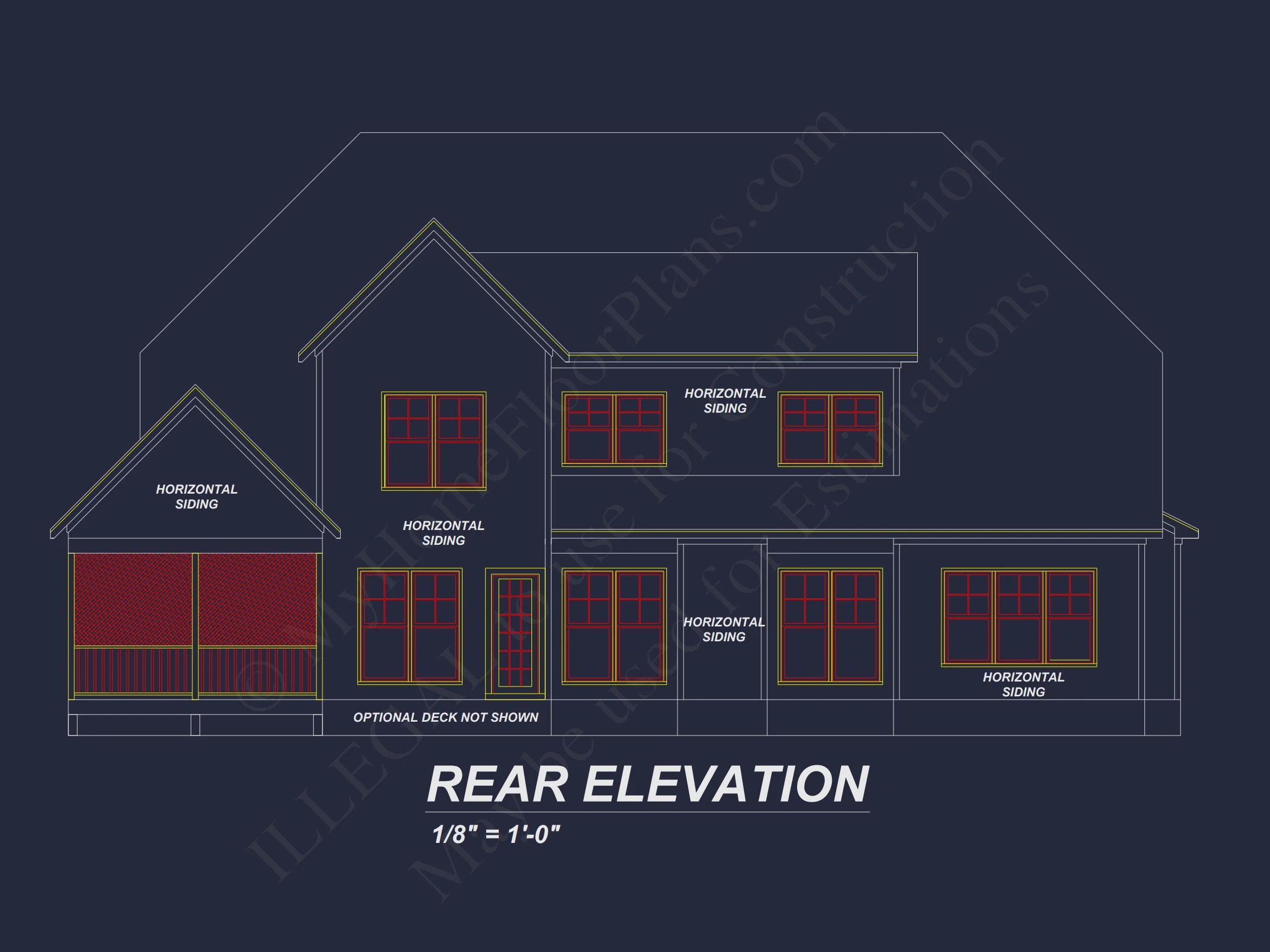 Stunning 4 Bedroom CAD Designs