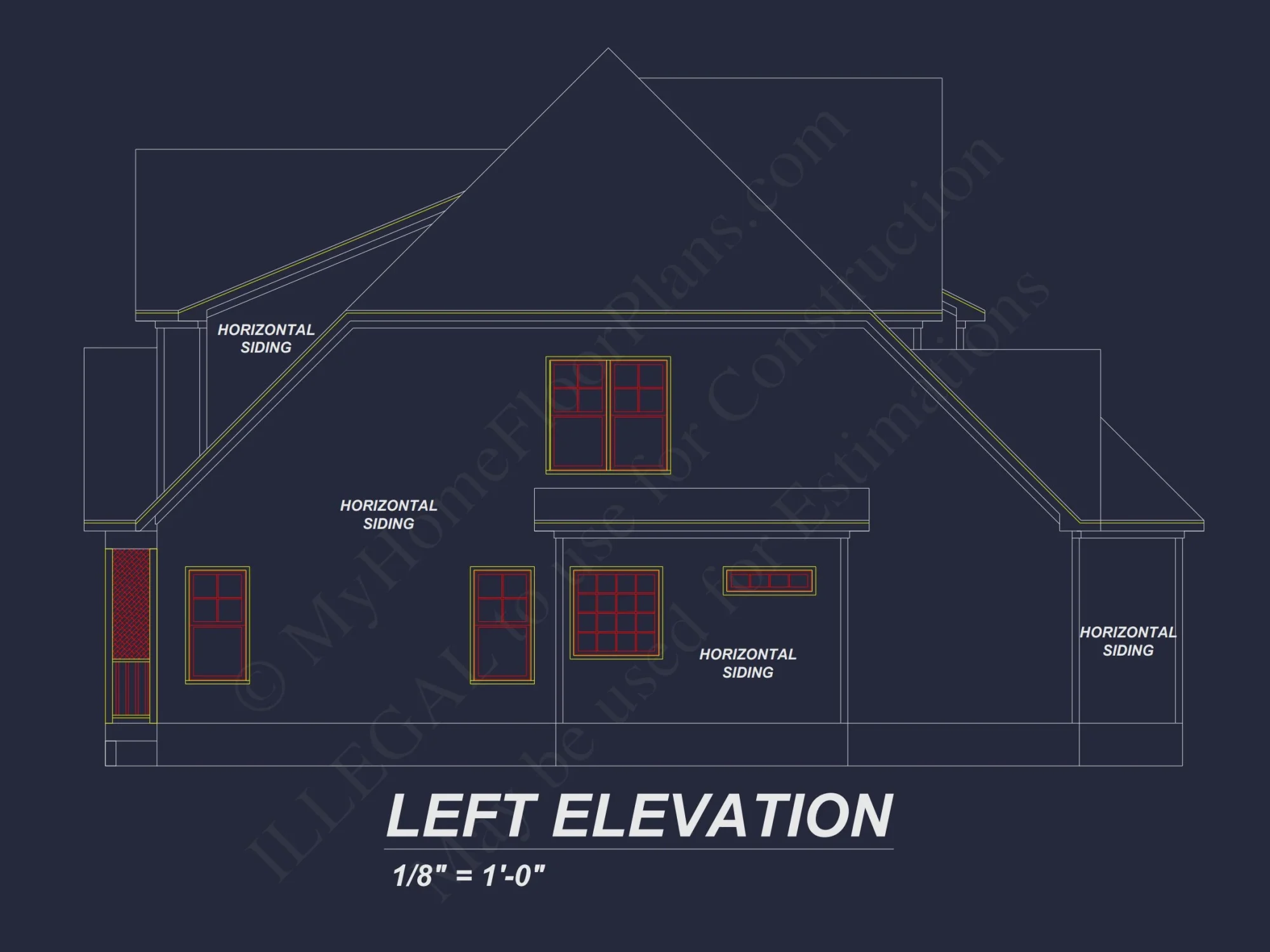 Floor Plan with 2980 Sq. Ft.