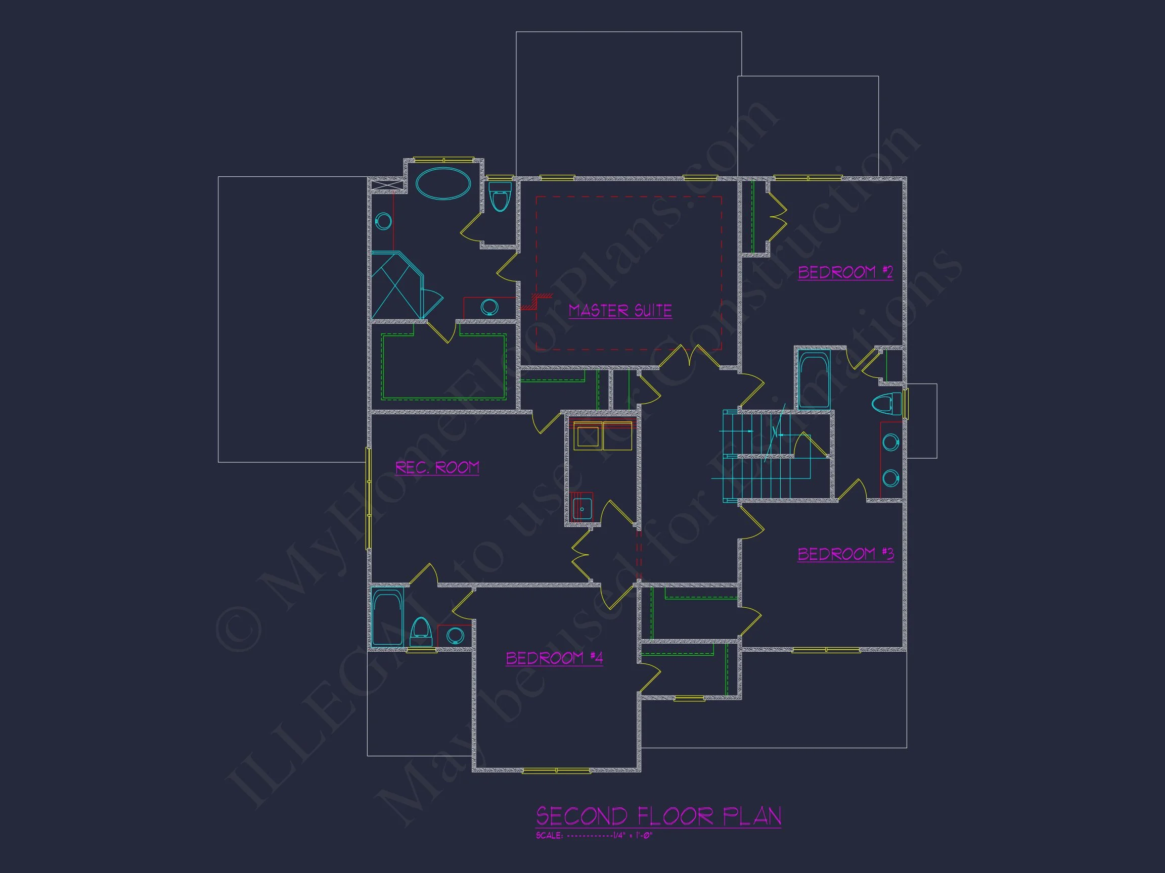 Spacious house Plan with Modern CAD Designs and Blueprint