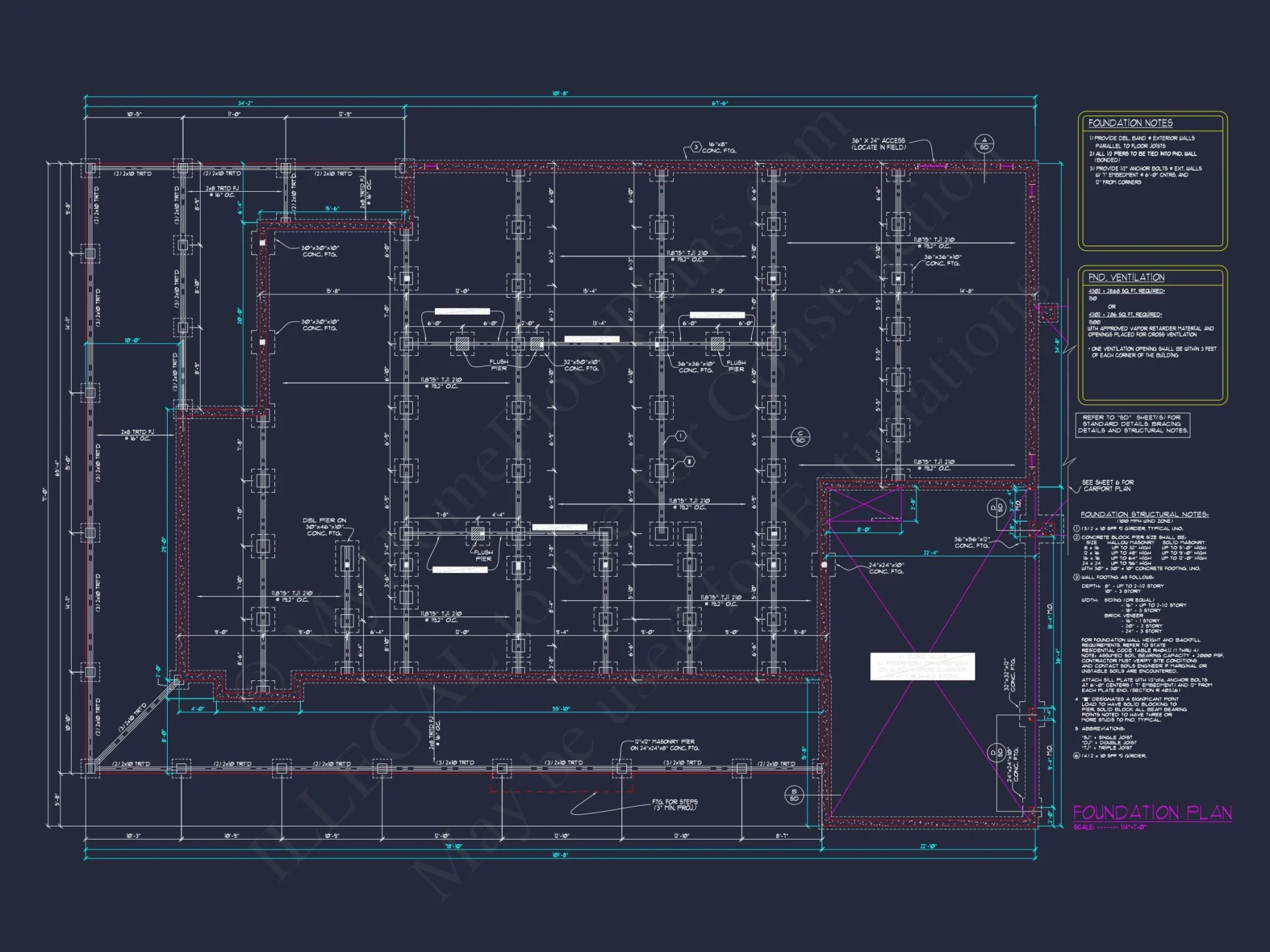 Luxury house Floor Plan with CAD Architecture & Designs