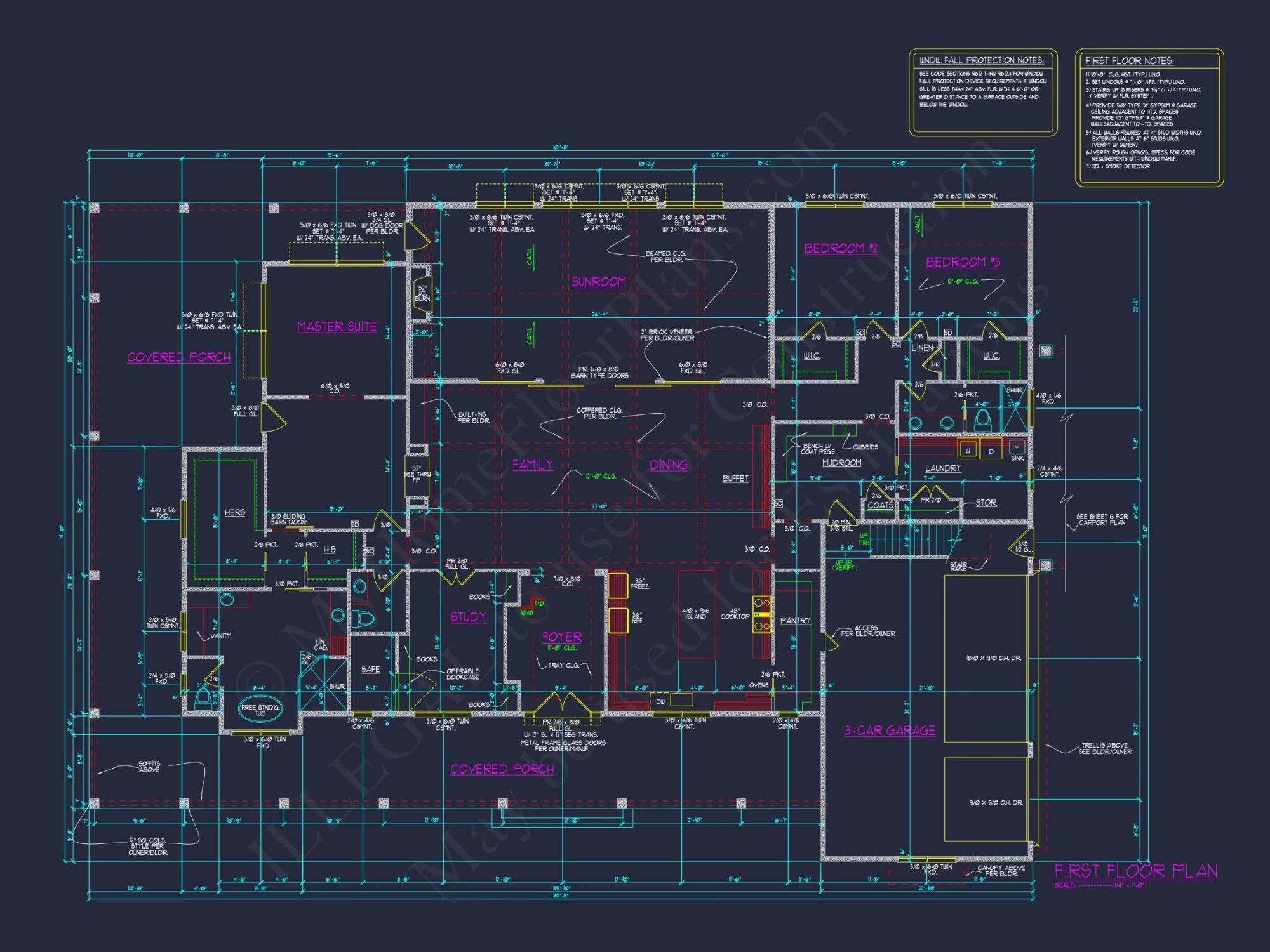 Luxury house Floor Plan with CAD Architecture & Designs