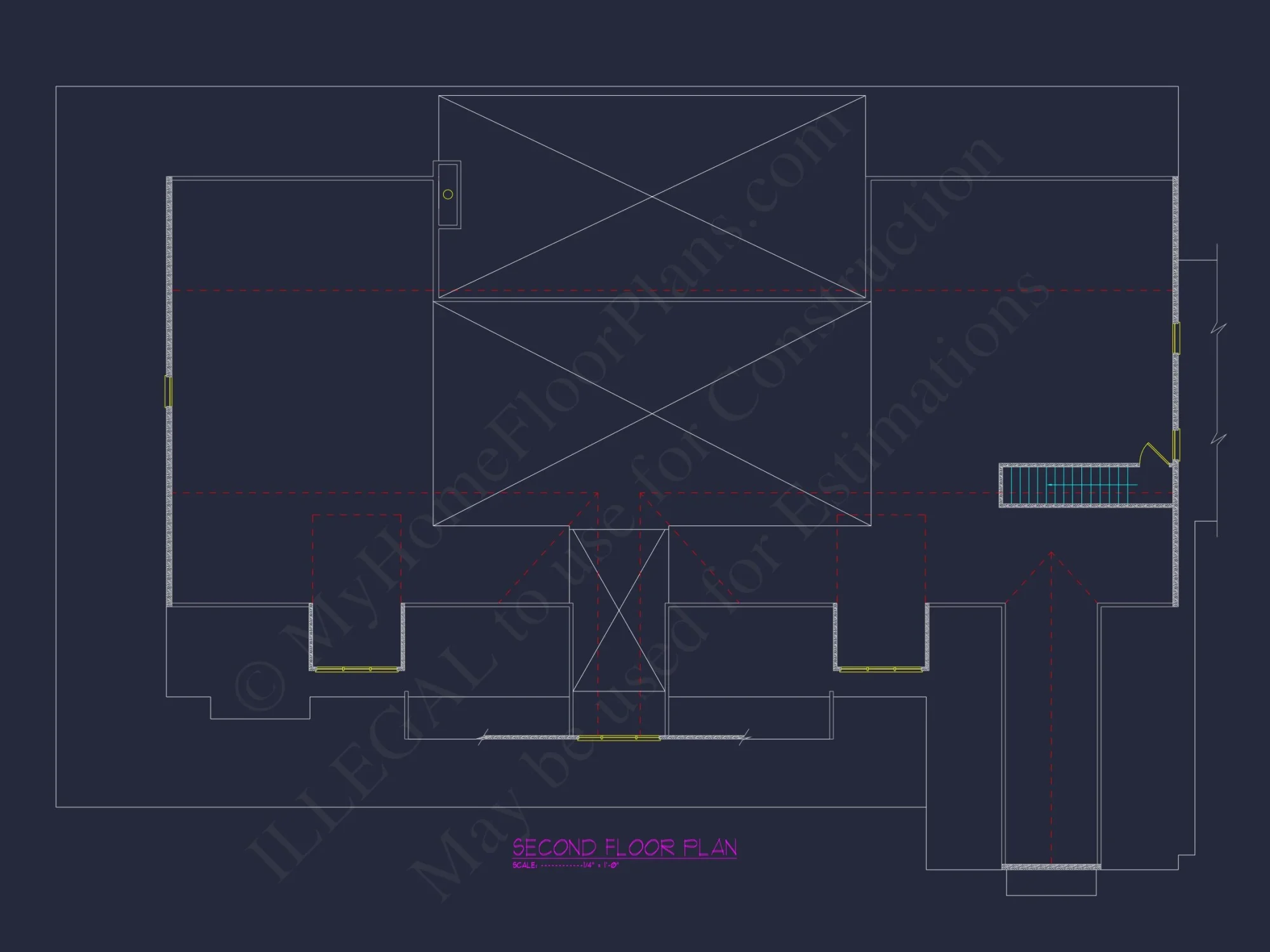 Luxury house Floor Plan with CAD Architecture & Designs