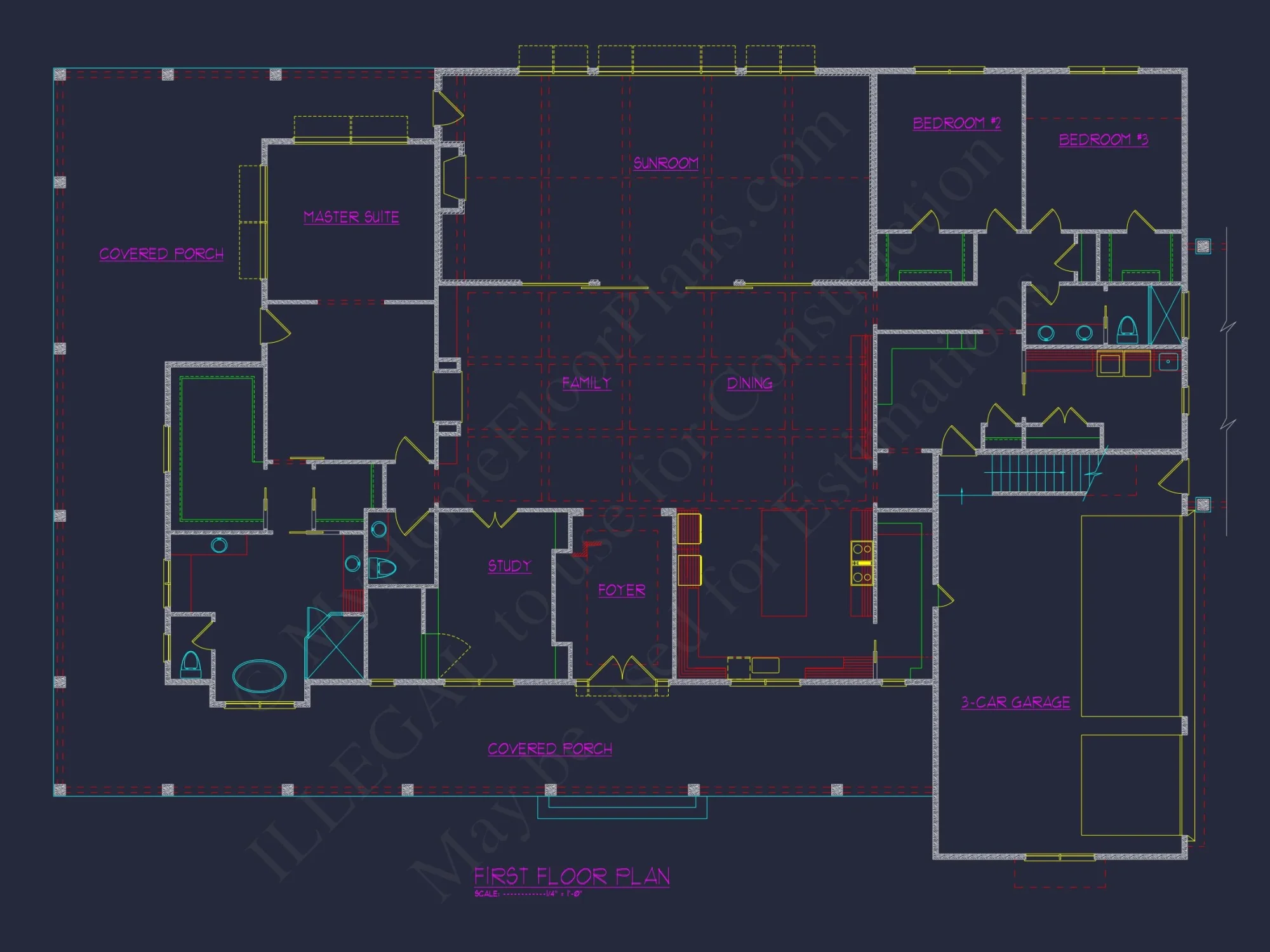 Luxury house Floor Plan with CAD Architecture & Designs