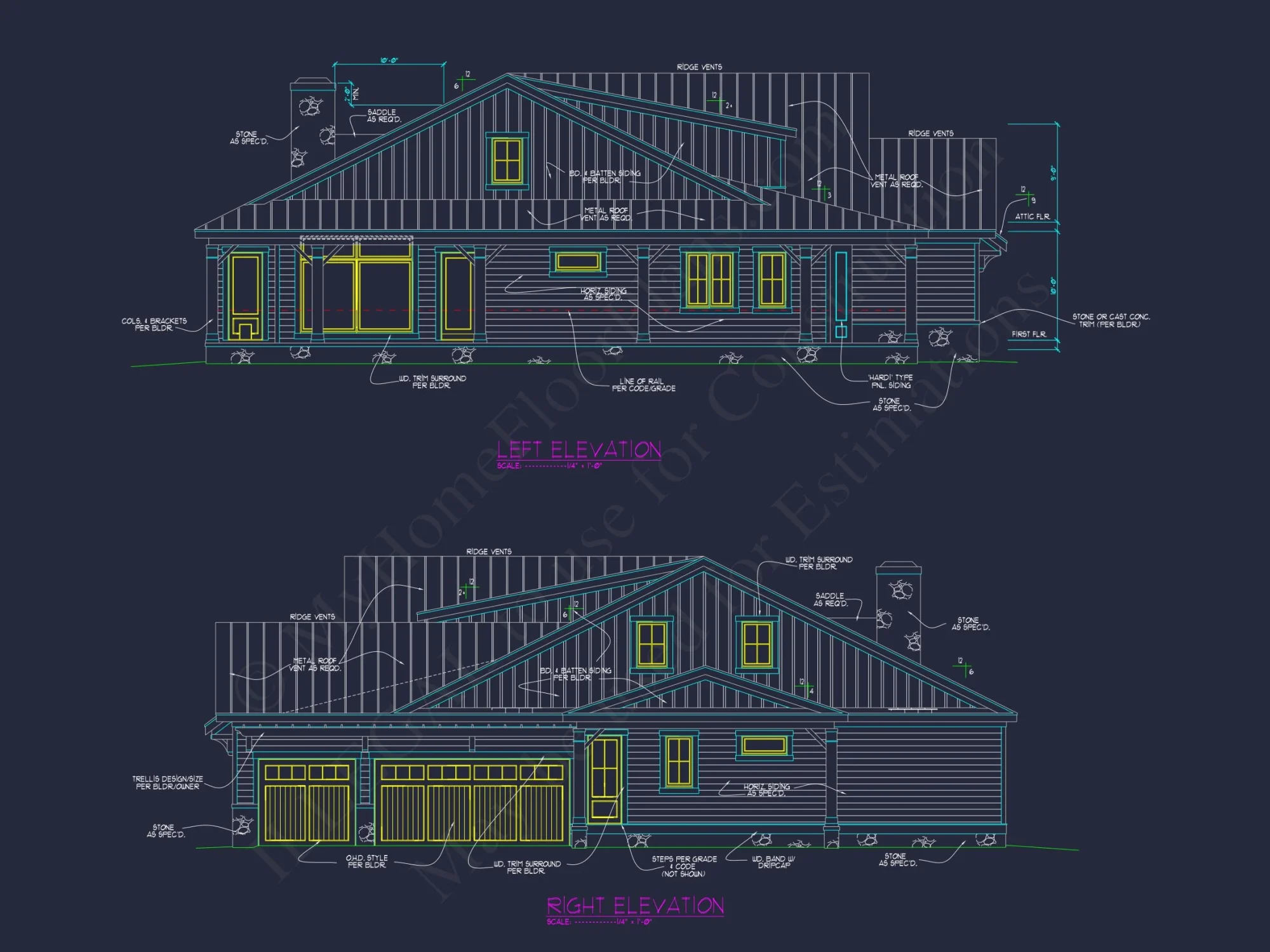 Luxury house Floor Plan with CAD Architecture & Designs