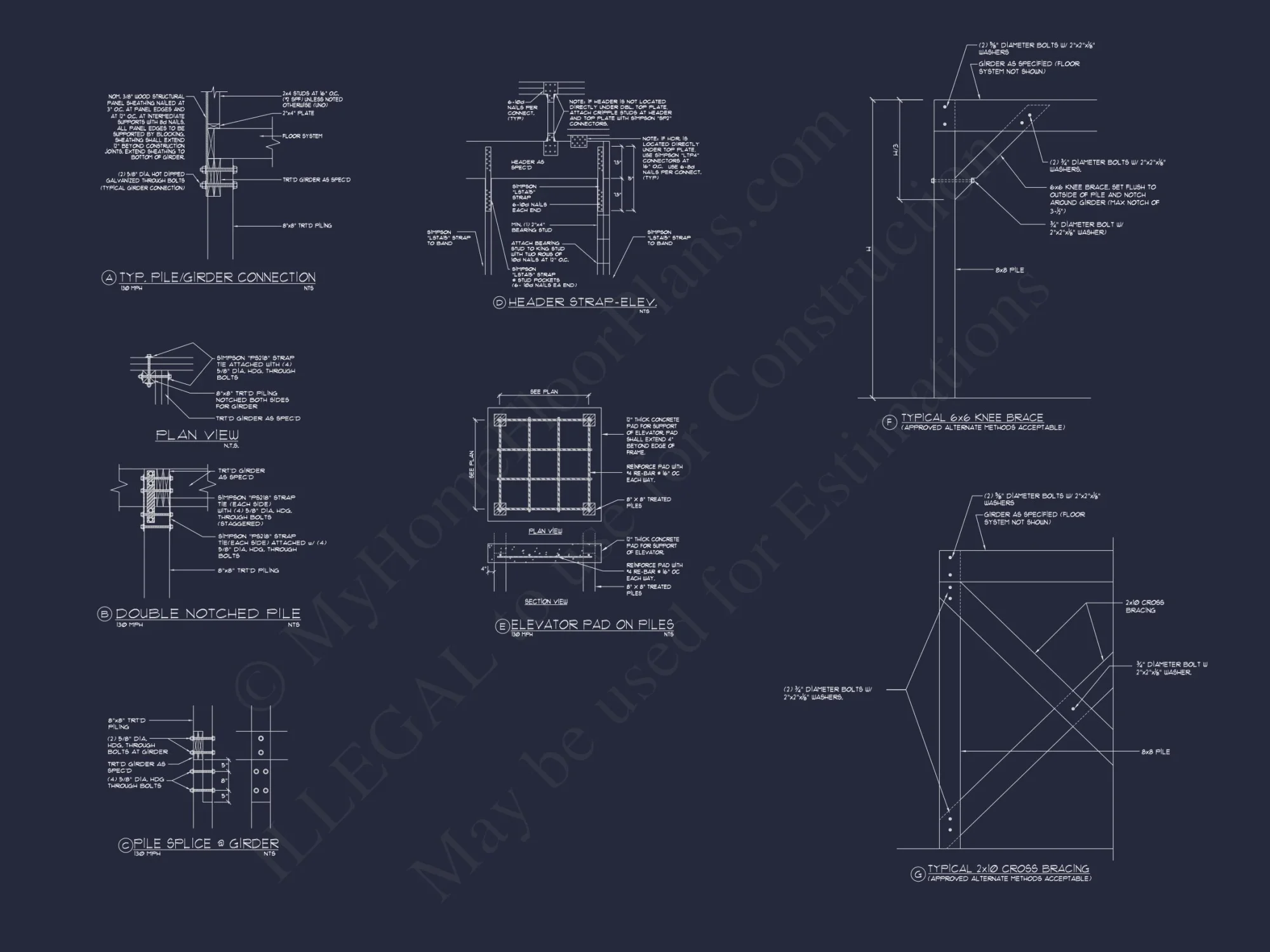 Beach house Plan with 4 Bedrooms, 3 Floors, Architectural Designs