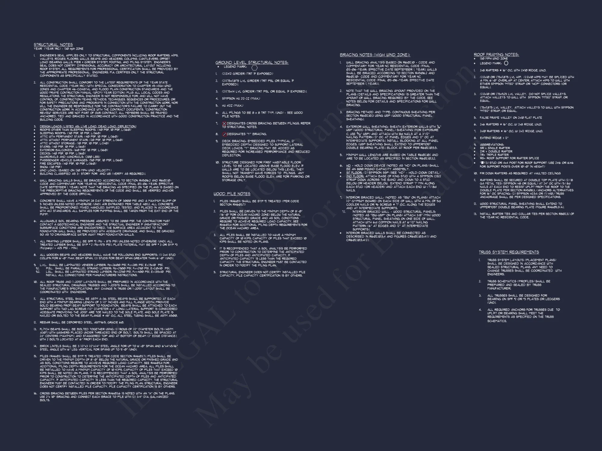 Beach house Plan with 4 Bedrooms, 3 Floors, Architectural Designs