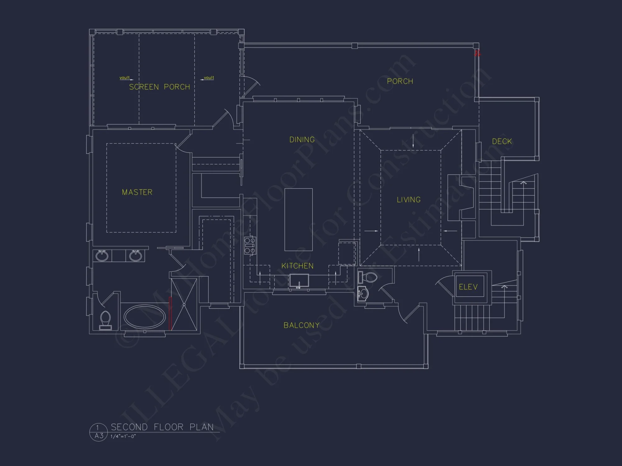 Beach house Plan with 4 Bedrooms, 3 Floors, Architectural Designs
