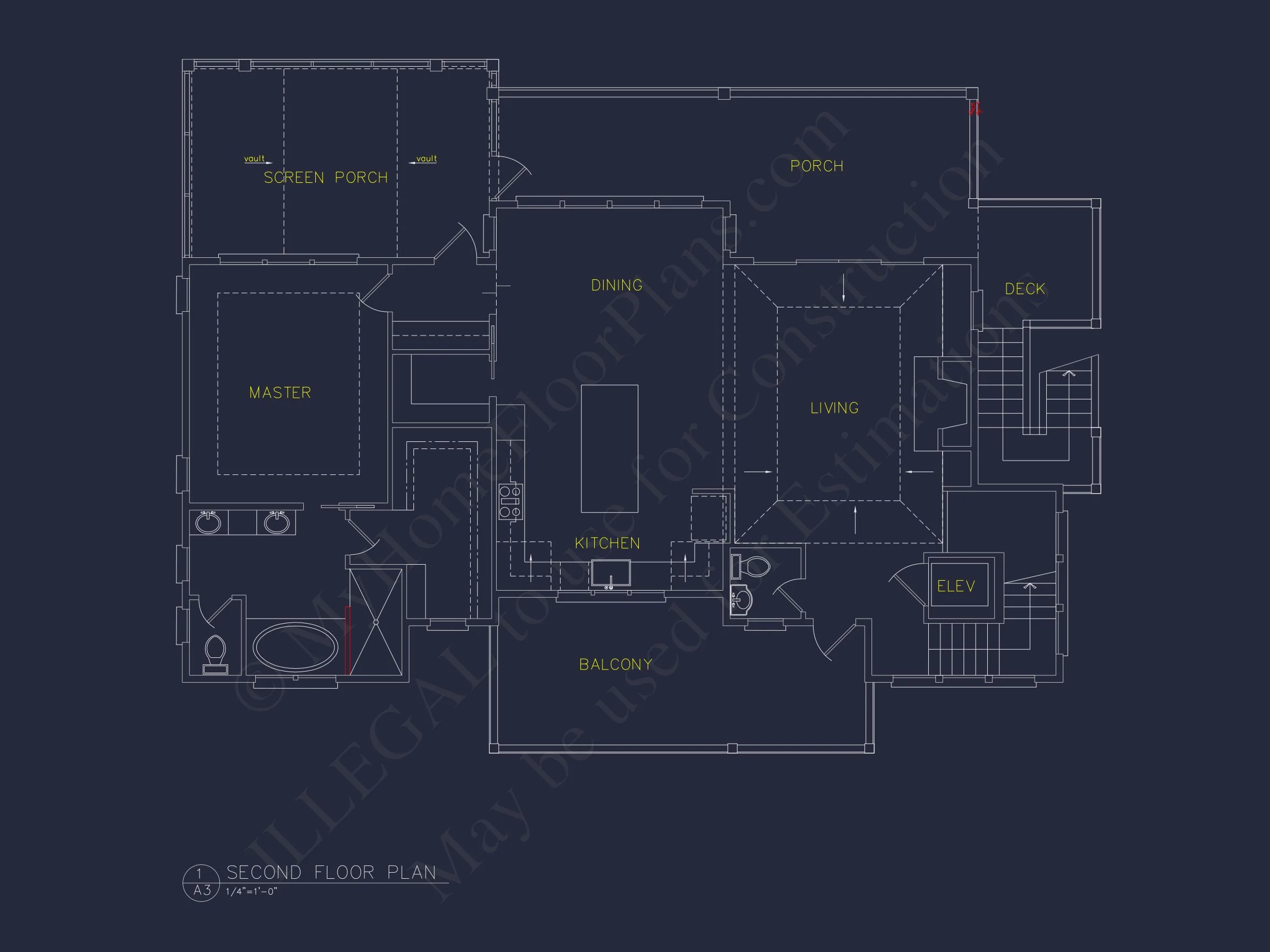 Beach house Plan with 4 Bedrooms, 3 Floors, Architectural Designs
