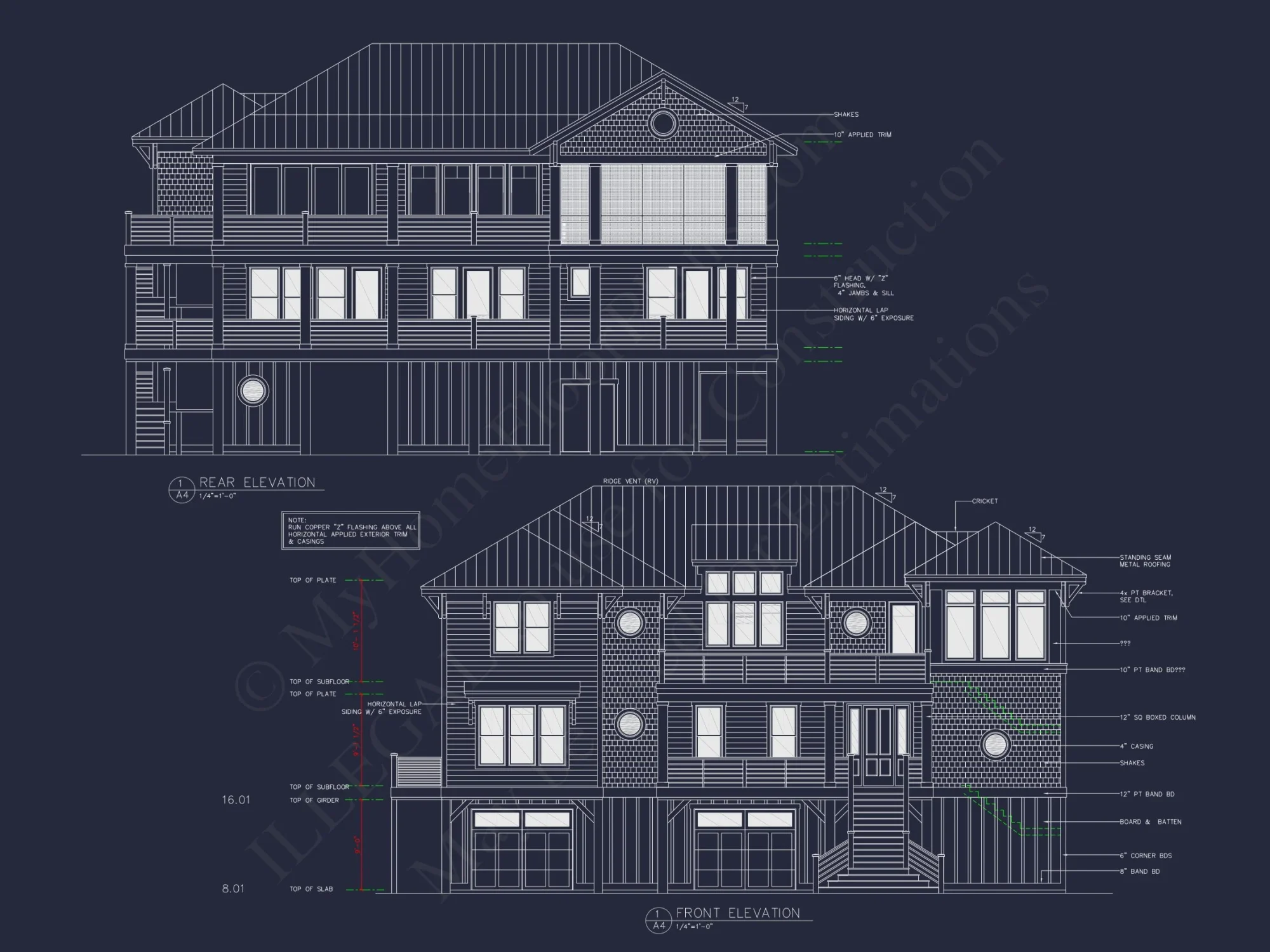 Beach house Plan with 4 Bedrooms, 3 Floors, Architectural Designs