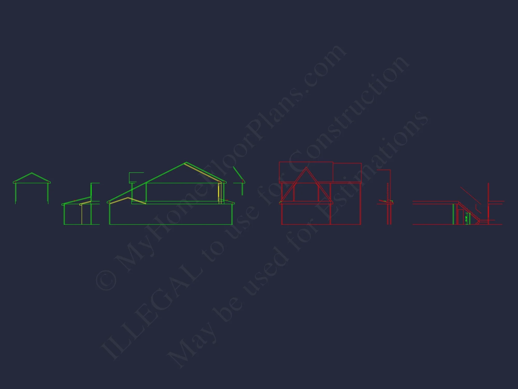 Elegant house Plan with Floor Plan, Blueprint, CAD Designs