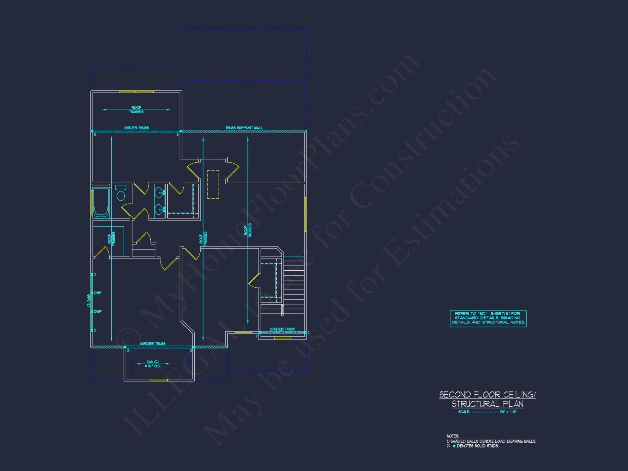 Elegant house Plan with Floor Plan, Blueprint, CAD Designs