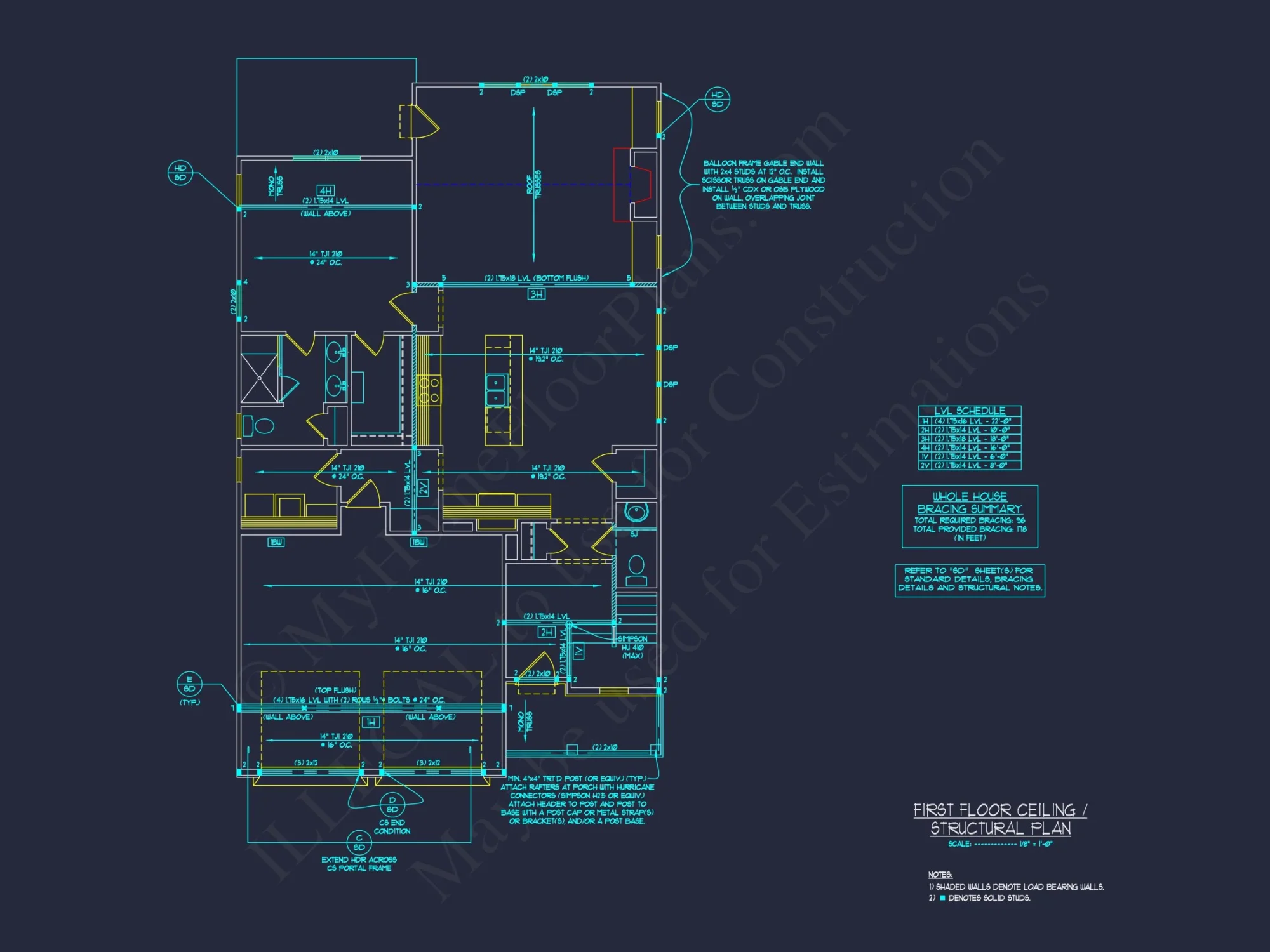 Elegant house Plan with Floor Plan, Blueprint, CAD Designs