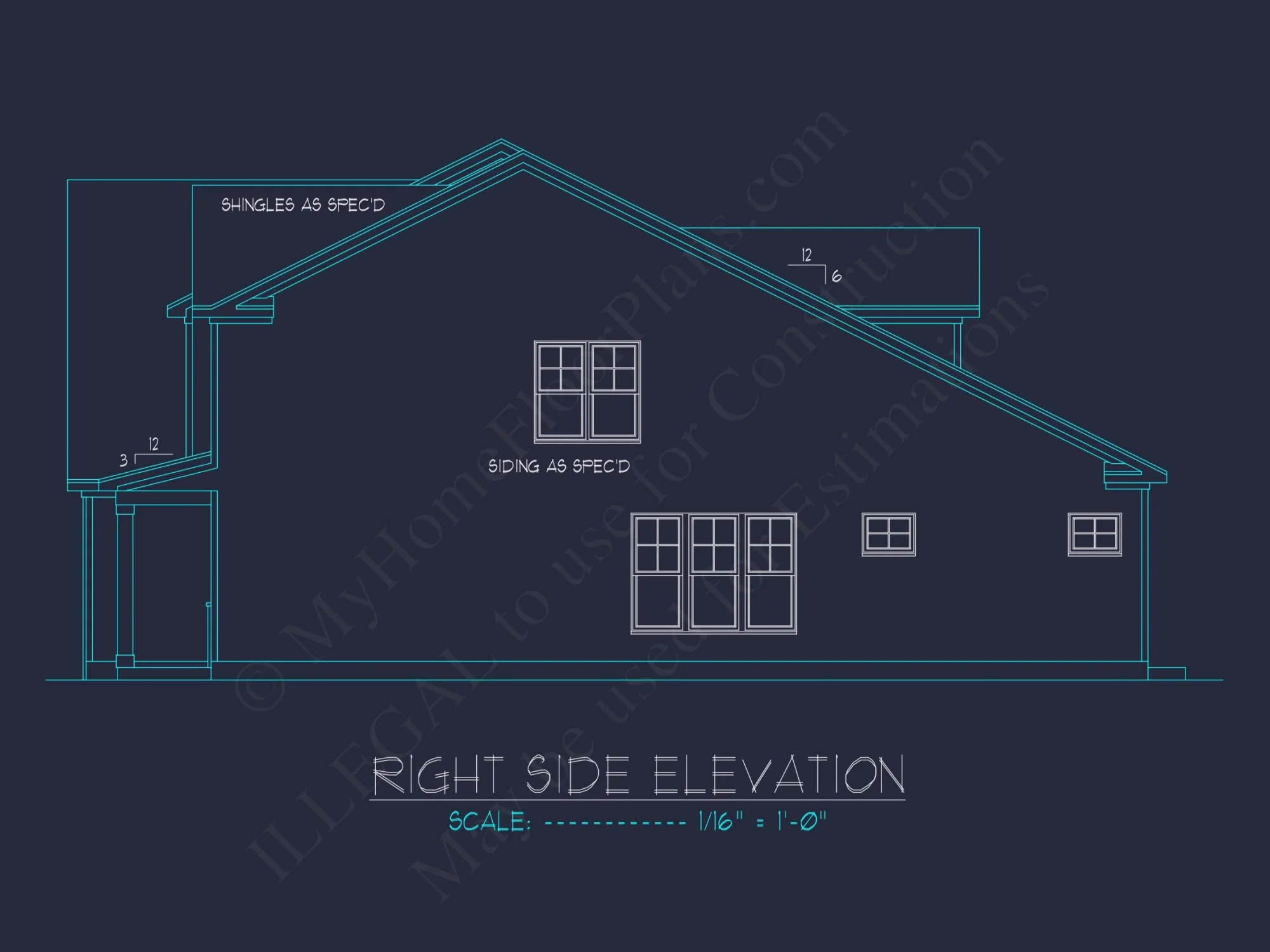 Elegant house Plan with Floor Plan, Blueprint, CAD Designs