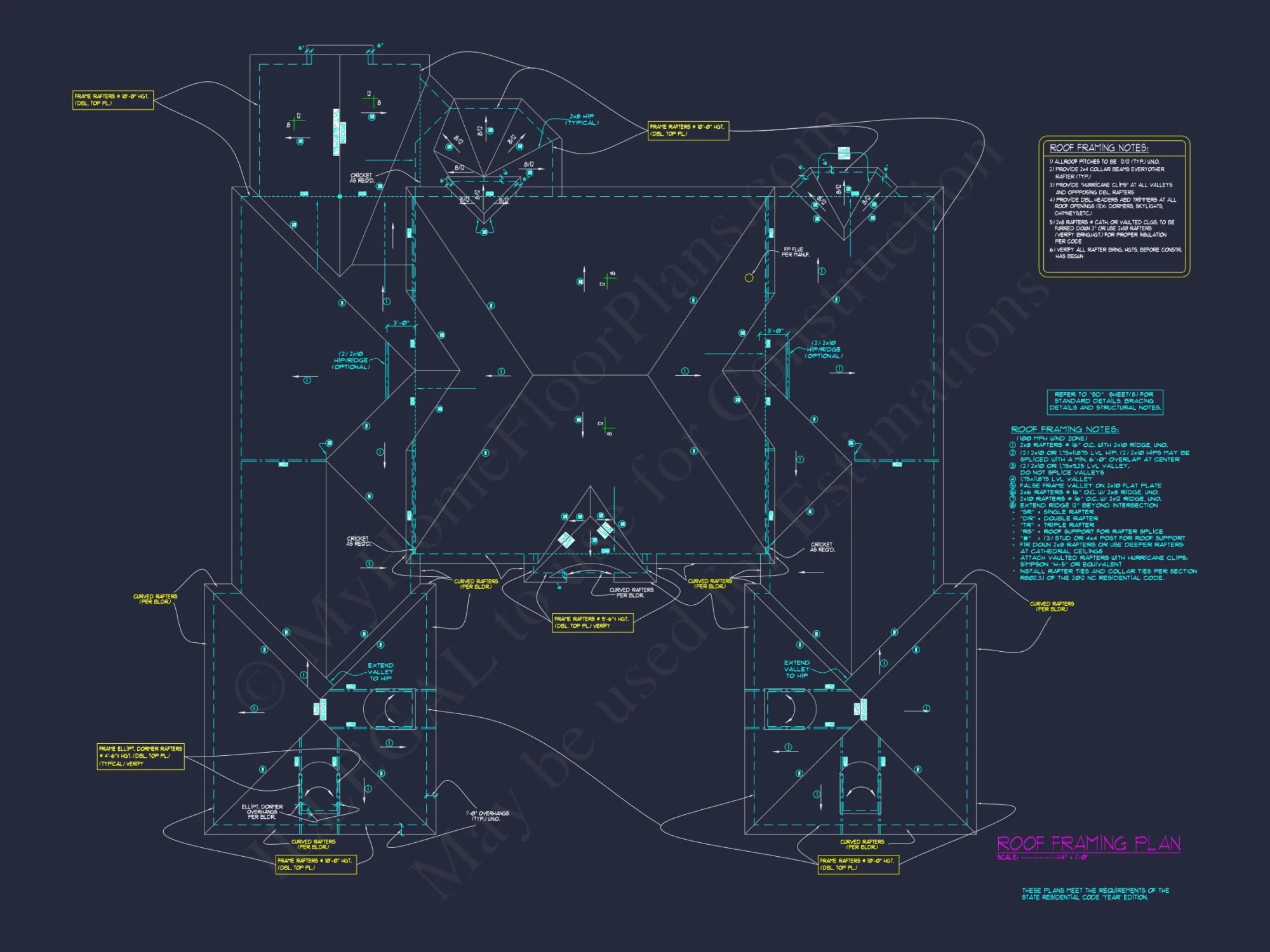Elegant 2-Story house Plan with French Country Design and CAD Blueprints