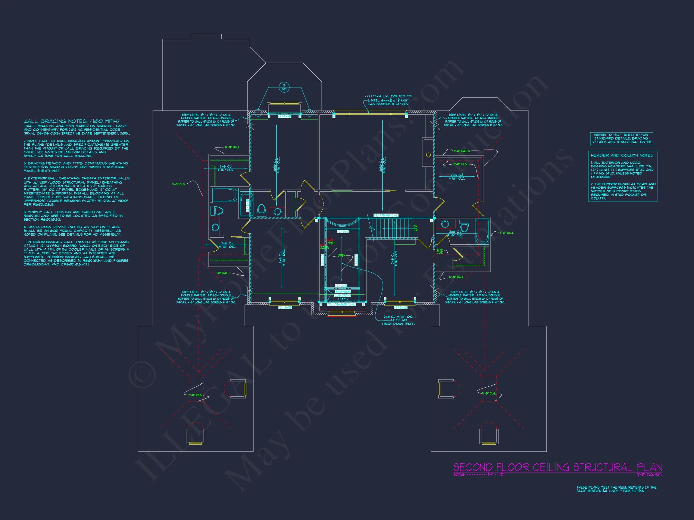 Elegant 2-Story house Plan with French Country Design and CAD Blueprints