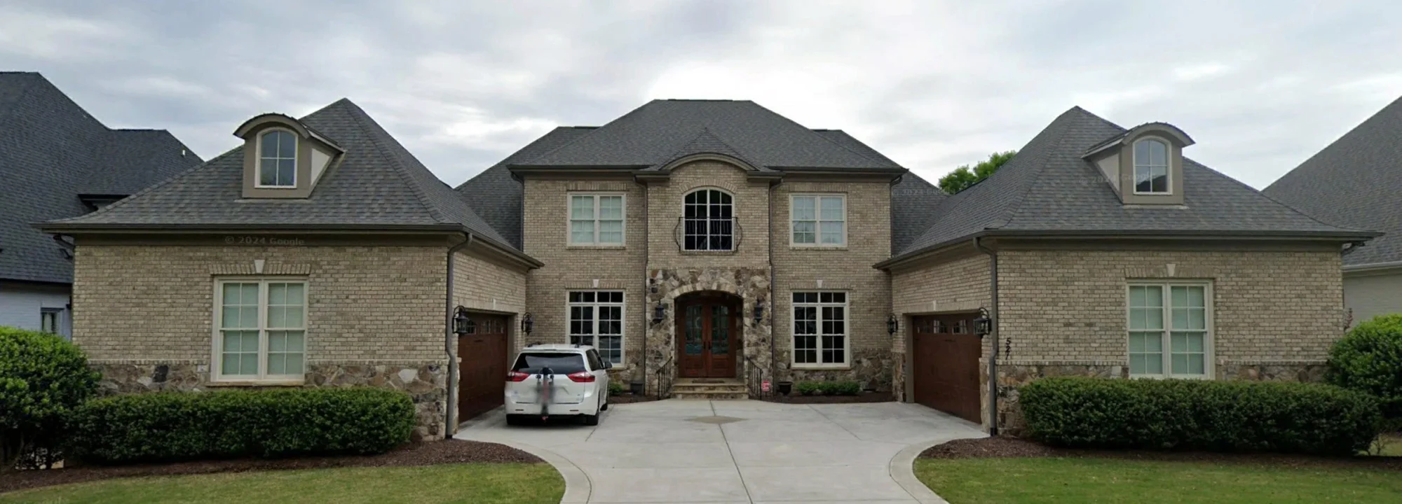 Elegant 2-Story house Plan with French Country Design and CAD Blueprints