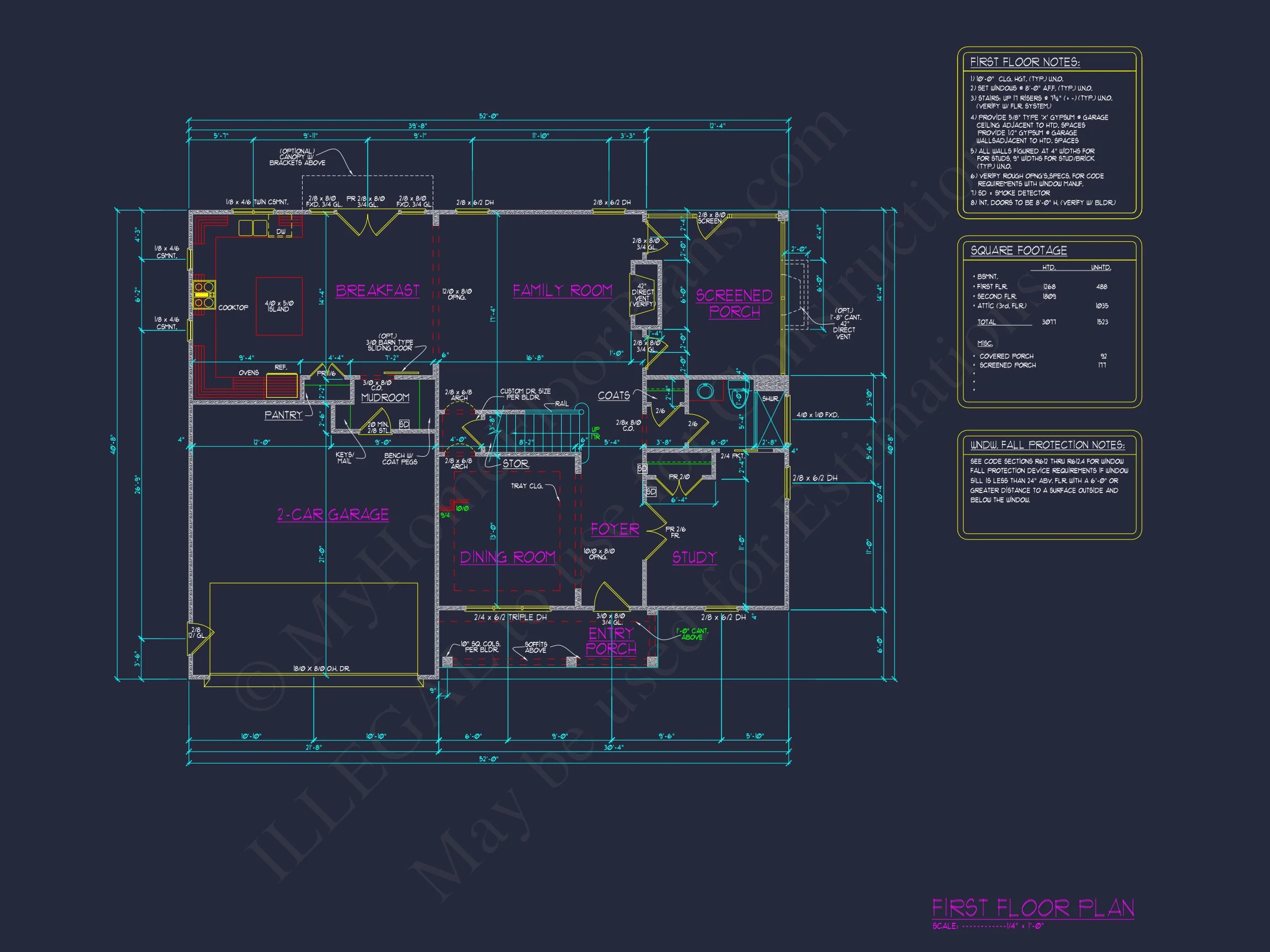 Spacious house Plan with Blueprint Designs for Any Family