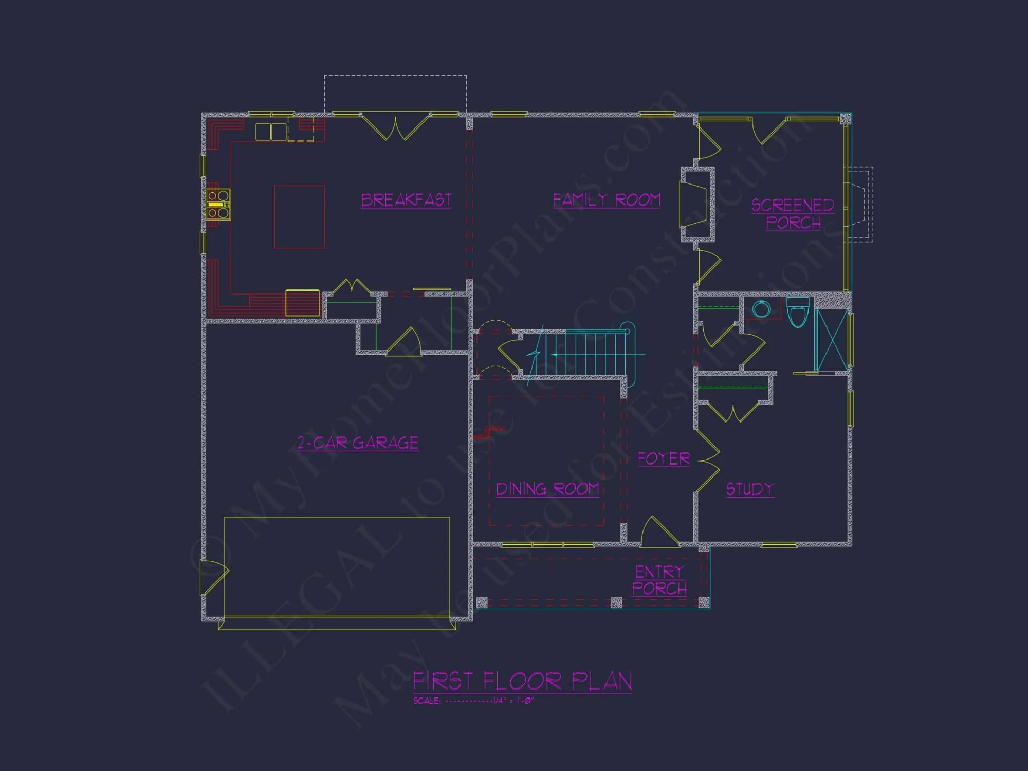Spacious house Plan with Blueprint Designs for Any Family