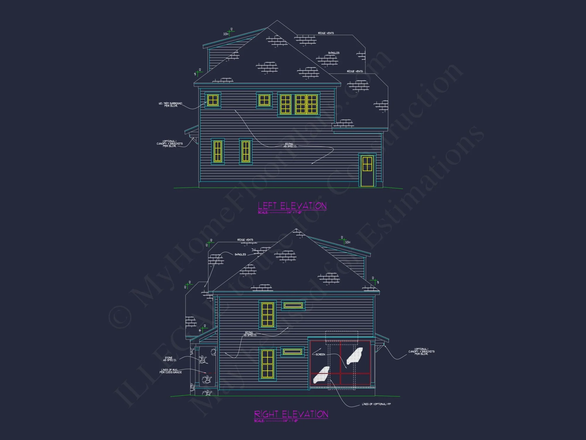 Spacious house Plan with Blueprint Designs for Any Family