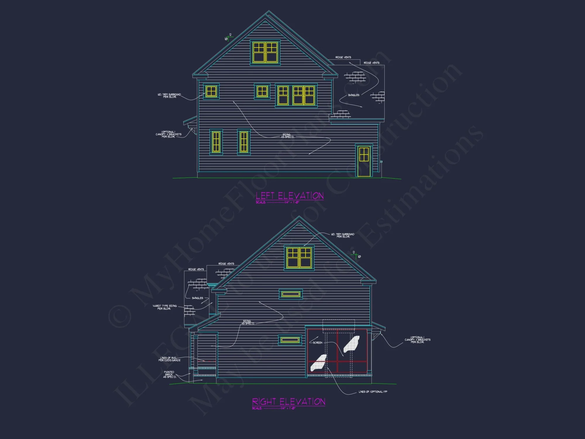 Elegant house Floor Plan with CAD Designs and Modern Features