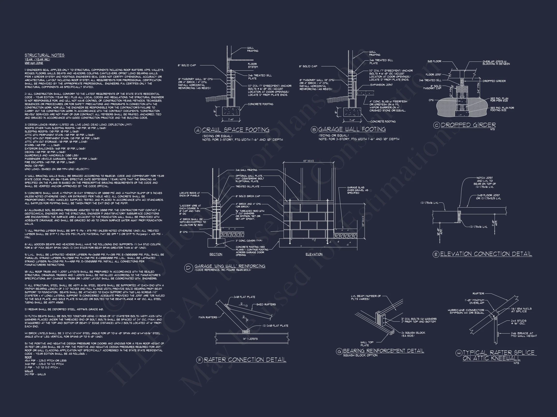 16-1171 HOUSE PLAN - Elegant Traditional House Plan with Detailed Architecture & CAD 14 Elegant Traditional house Plan with Detailed Architecture & CAD