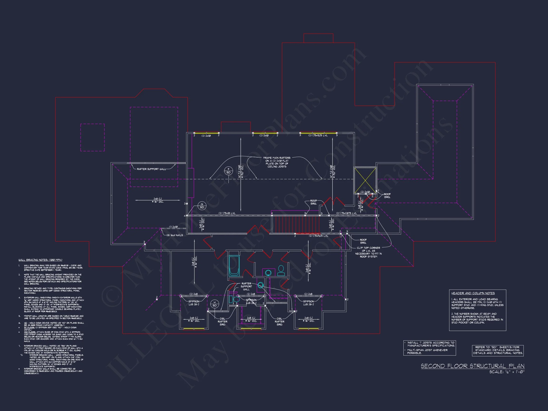 16-1171 HOUSE PLAN - Elegant Traditional House Plan with Detailed Architecture & CAD 12 Elegant Traditional house Plan with Detailed Architecture & CAD