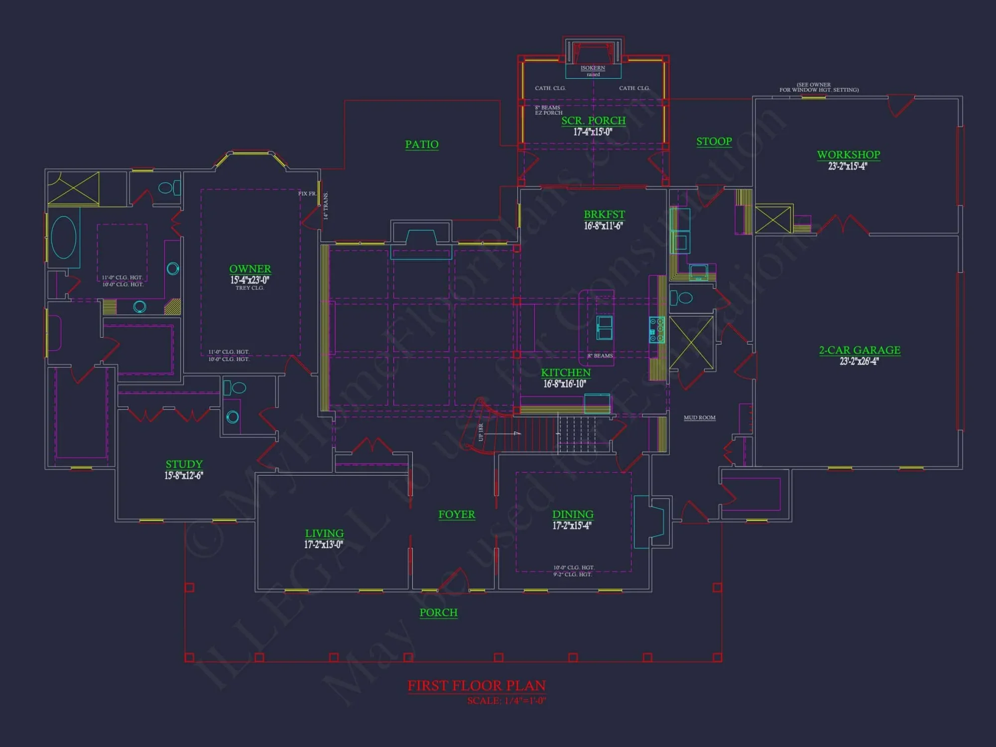Elegant Traditional house Plan with Detailed Architecture & CAD
