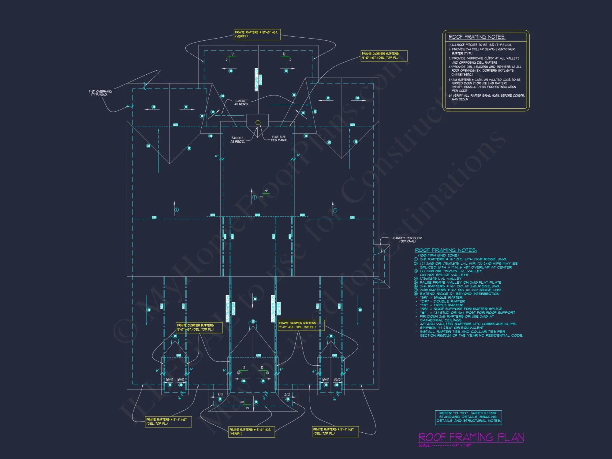 Elegant Cape Cod house Floor Plan with 2-Story Design