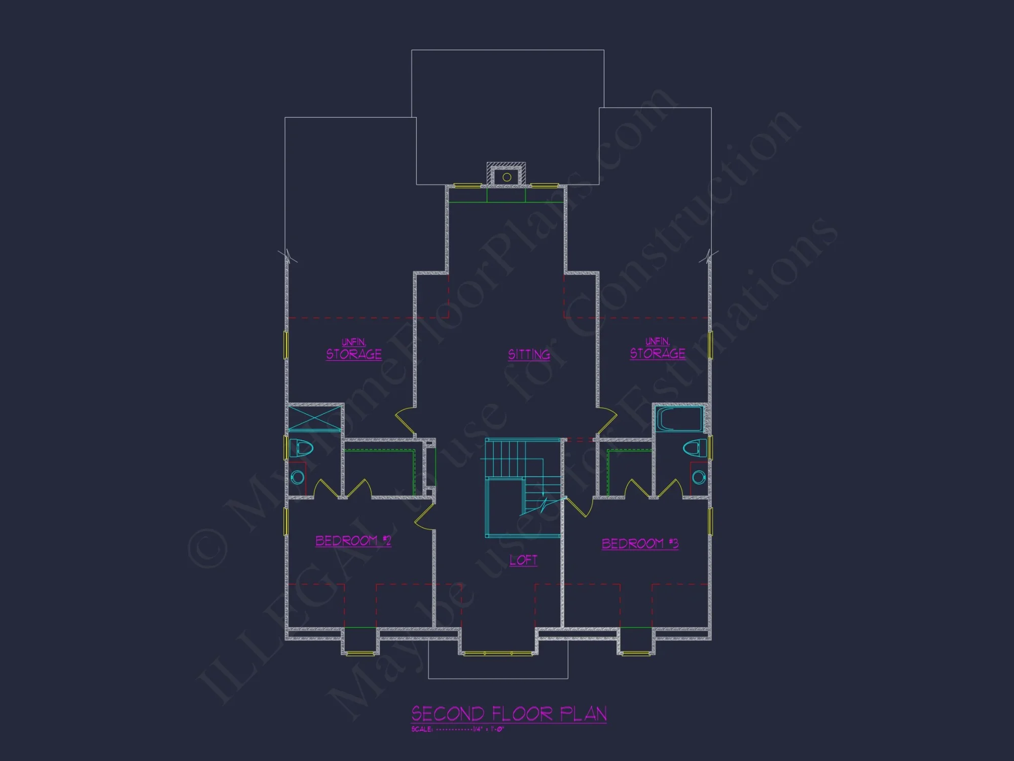 Elegant Cape Cod house Floor Plan with 2-Story Design