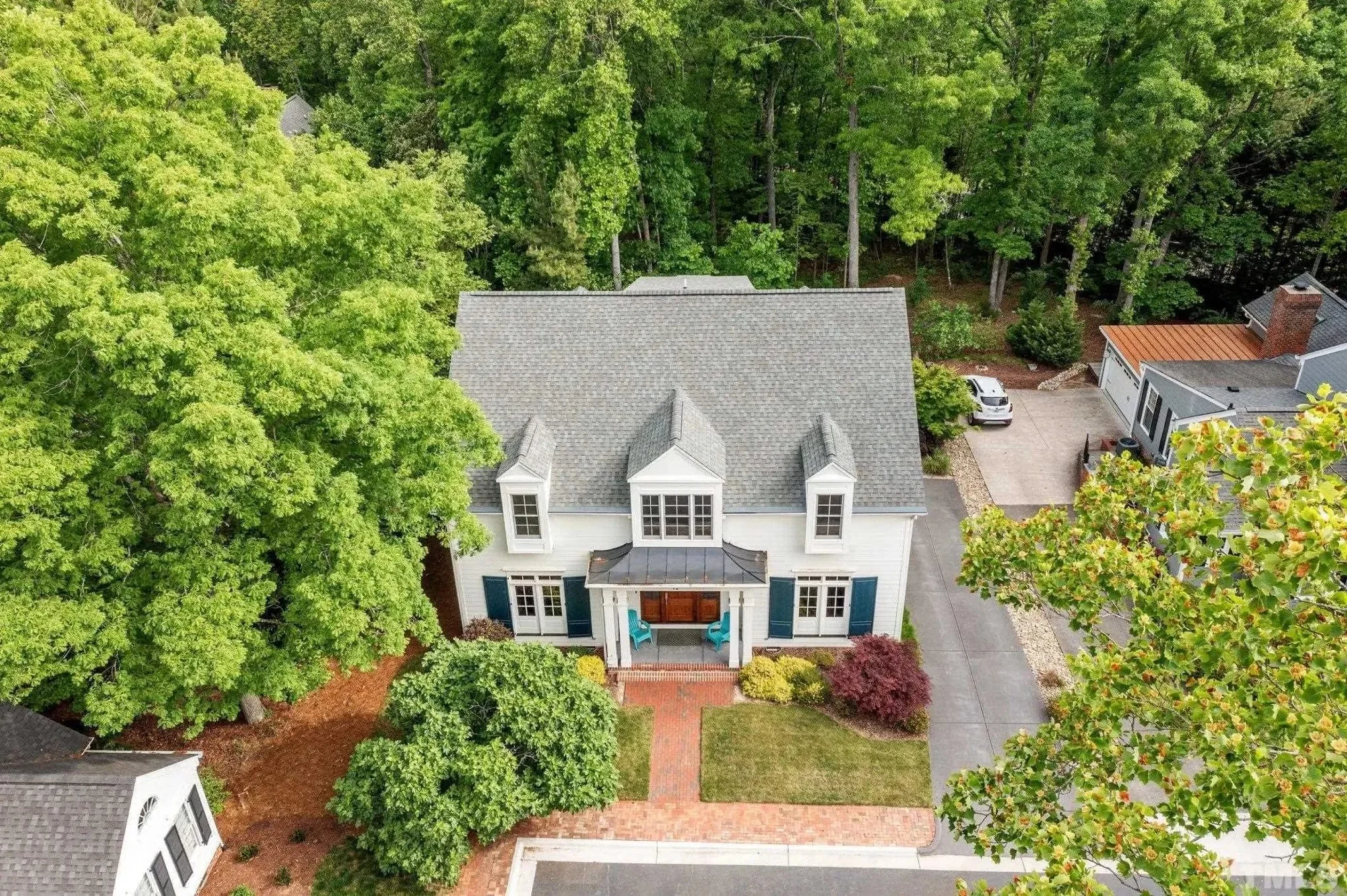 Elegant Cape Cod house Floor Plan with 2-Story Design