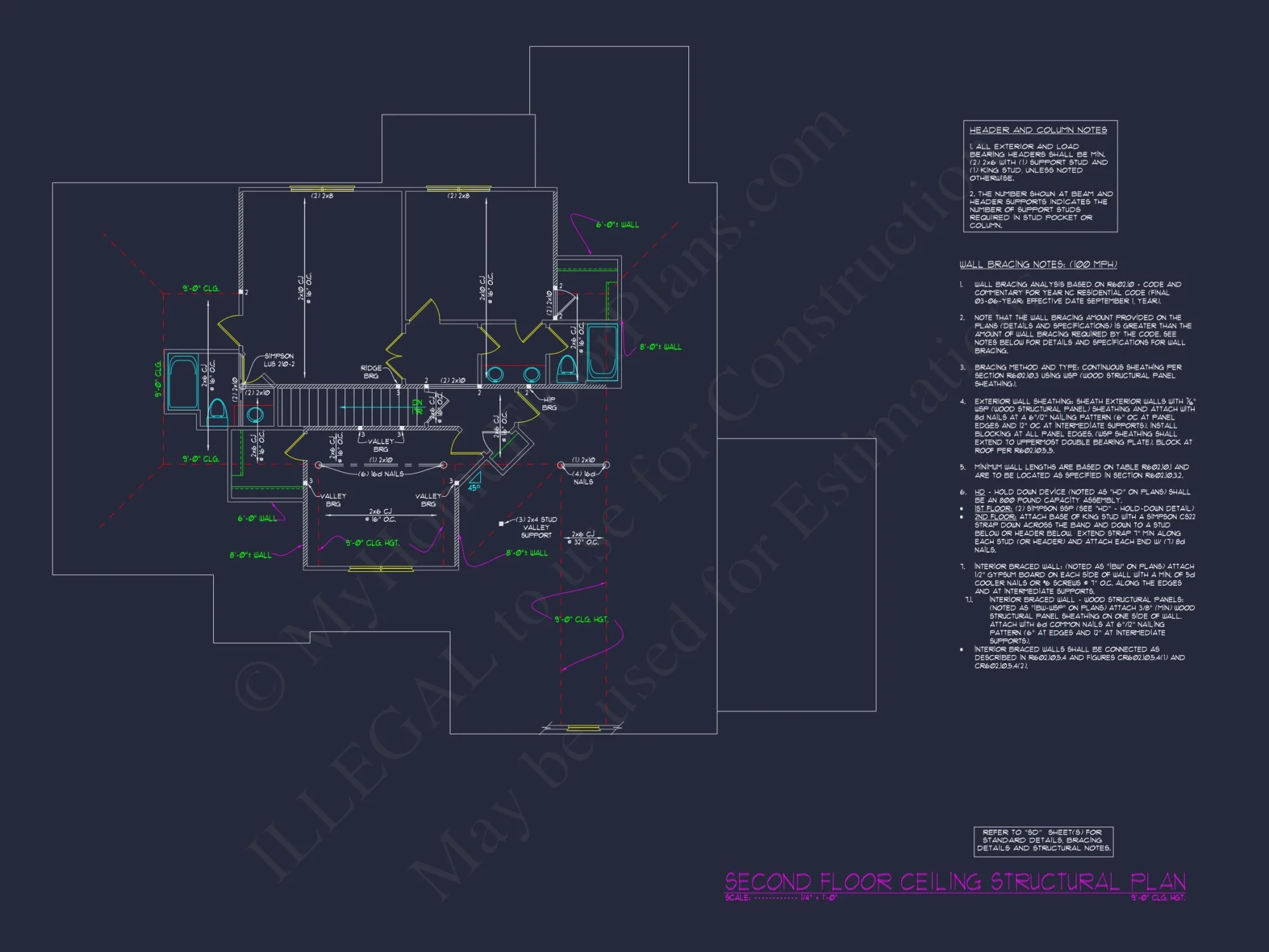 Craftsman house Plan with 2-Story CAD Design & Spacious Layout
