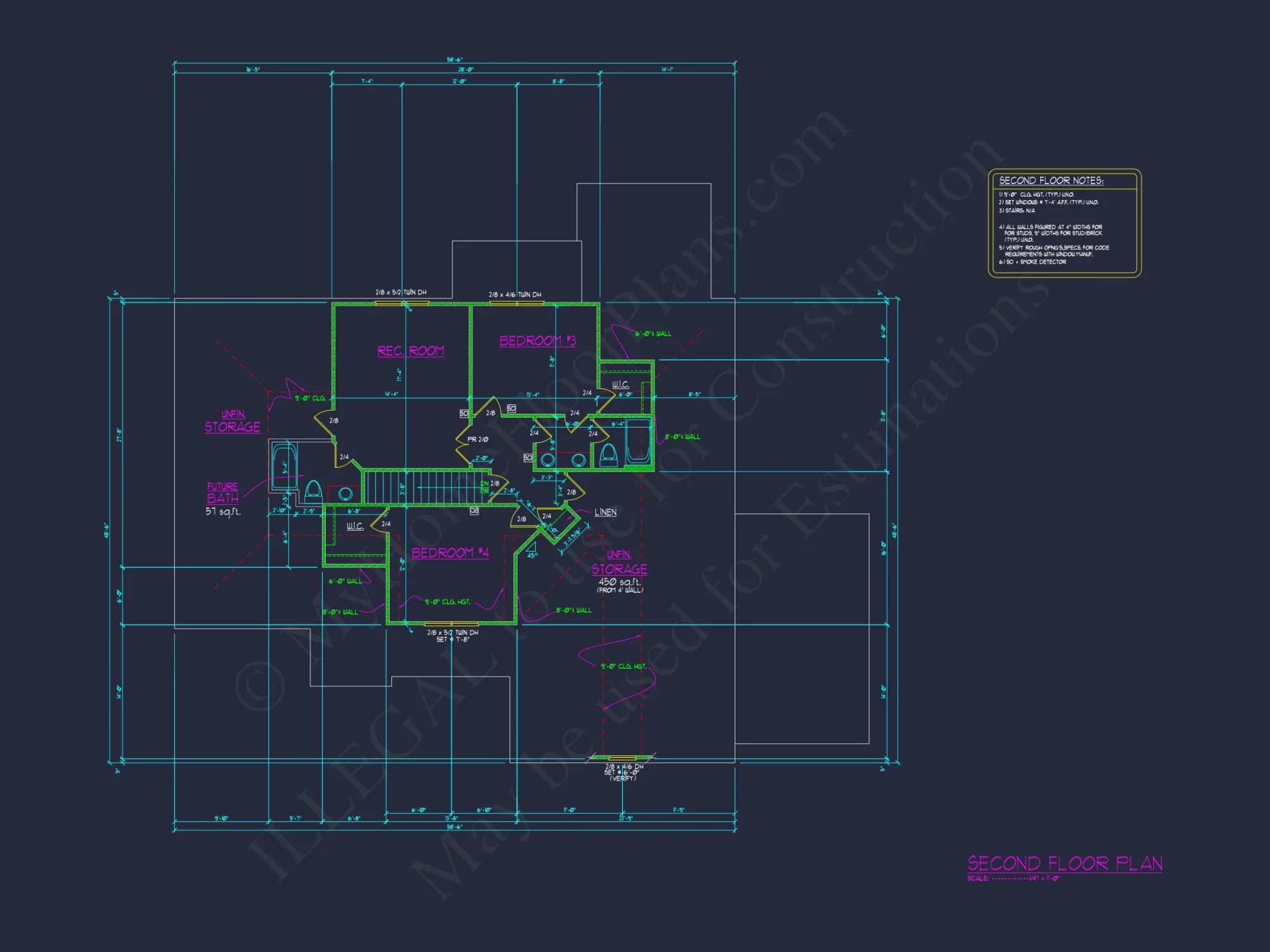 Craftsman house Plan with 2-Story CAD Design & Spacious Layout