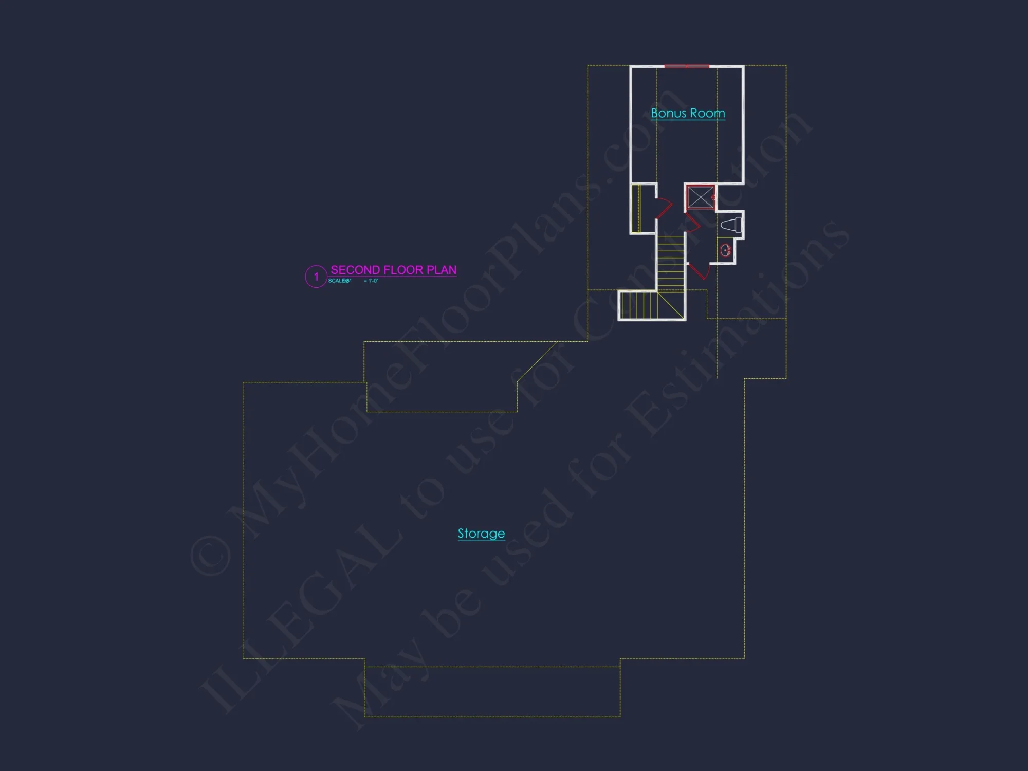 Elegant Southern house Plan with CAD Blueprint Designs