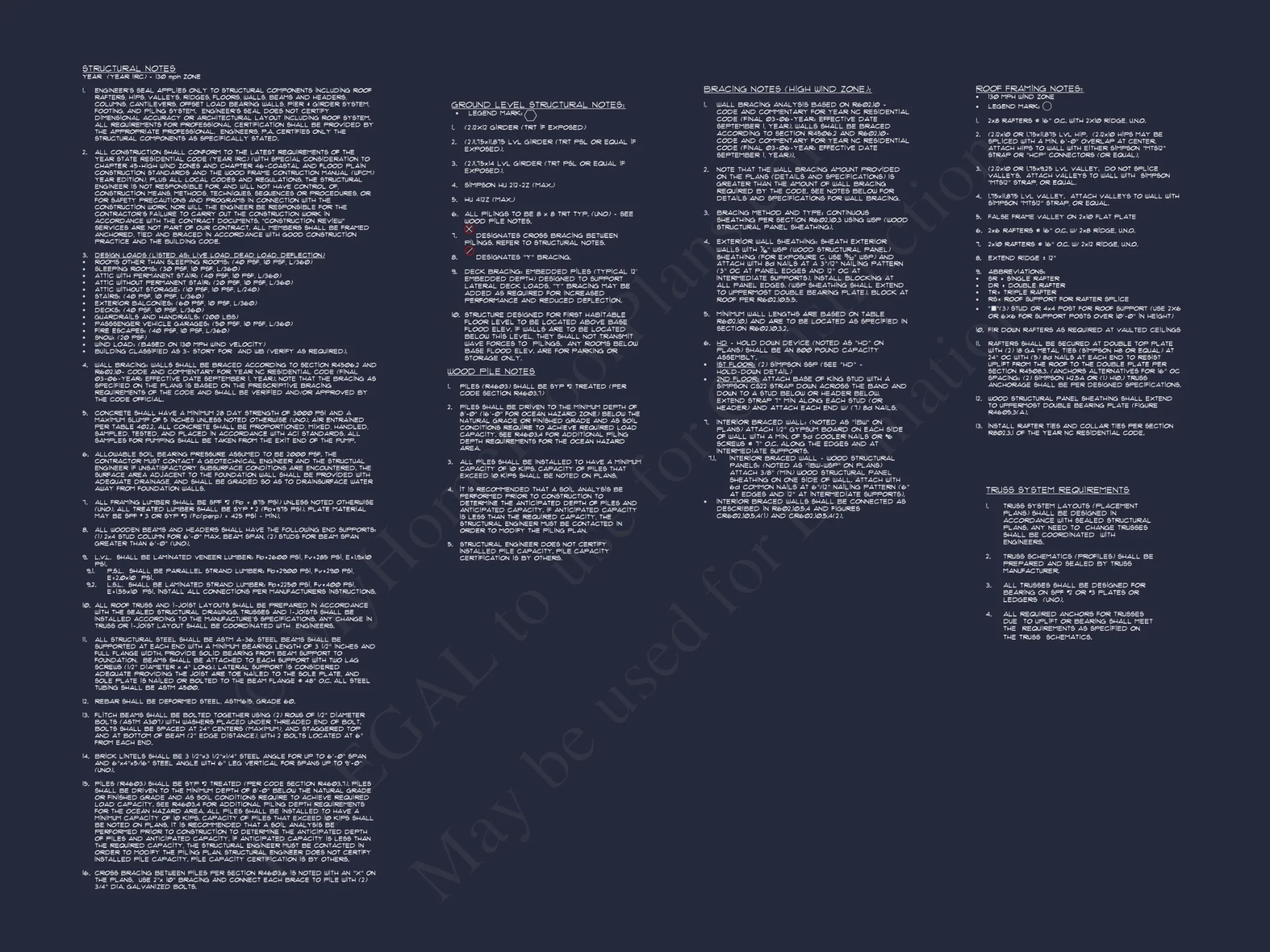 Beach house Blueprint with CAD Designs and Floor Plans