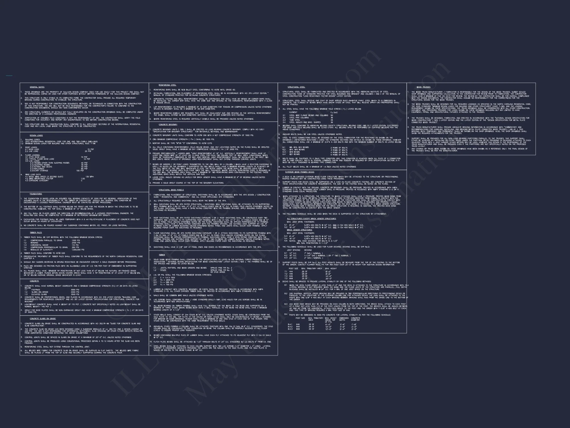 Modern Beach house Floor Plan with 4 Beds and Garage