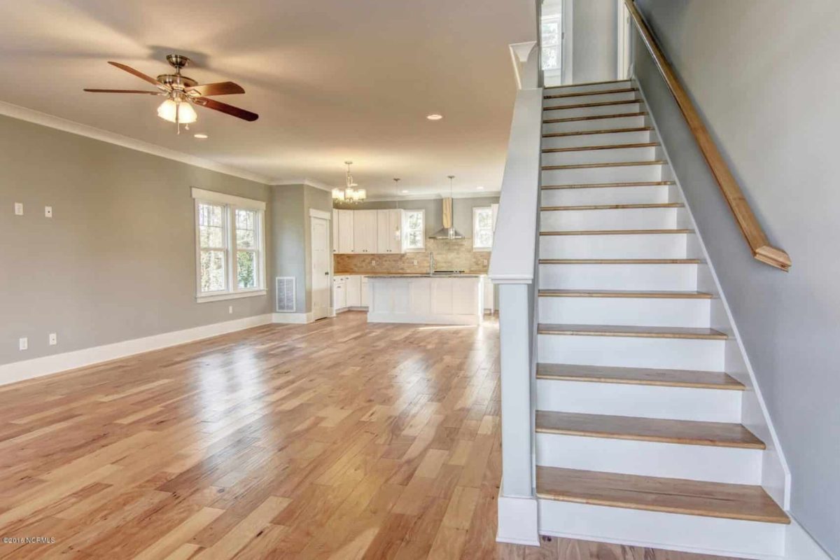 Modern Beach house Floor Plan with 4 Beds and Garage