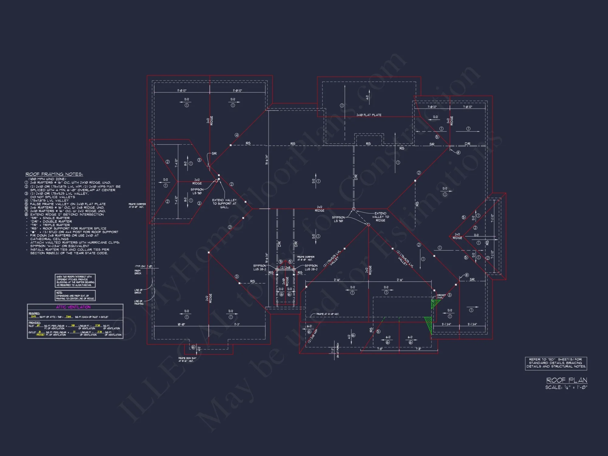 Stunning 2-Story house Plan with Detailed Blueprint Designs