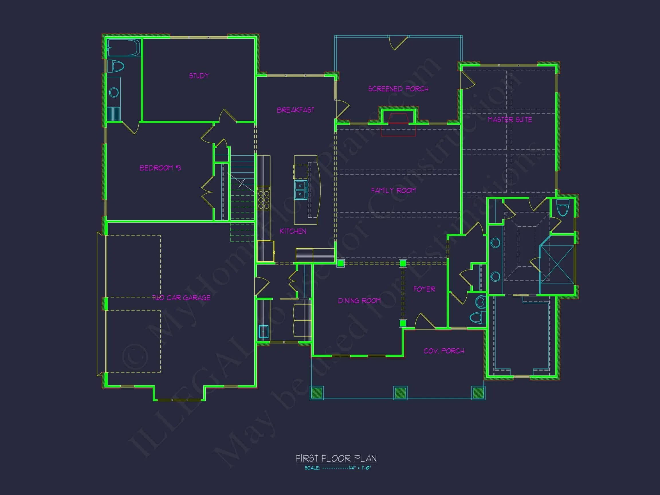 16-1066B HOUSE PLAN - Stunning 2-Story House Plan with Detailed Blueprint Designs 5 Stunning 2-Story house Plan with Detailed Blueprint Designs