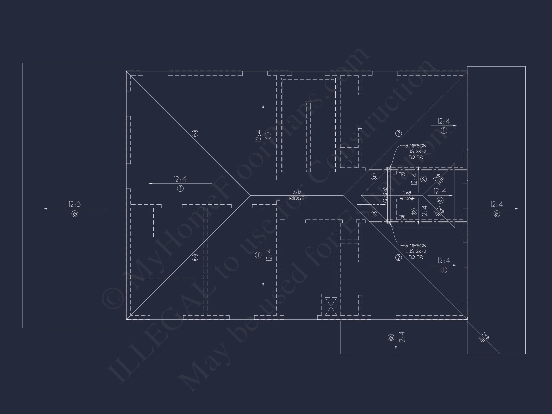 Craftsman house Plan with CAD Blueprints and Floor Designs