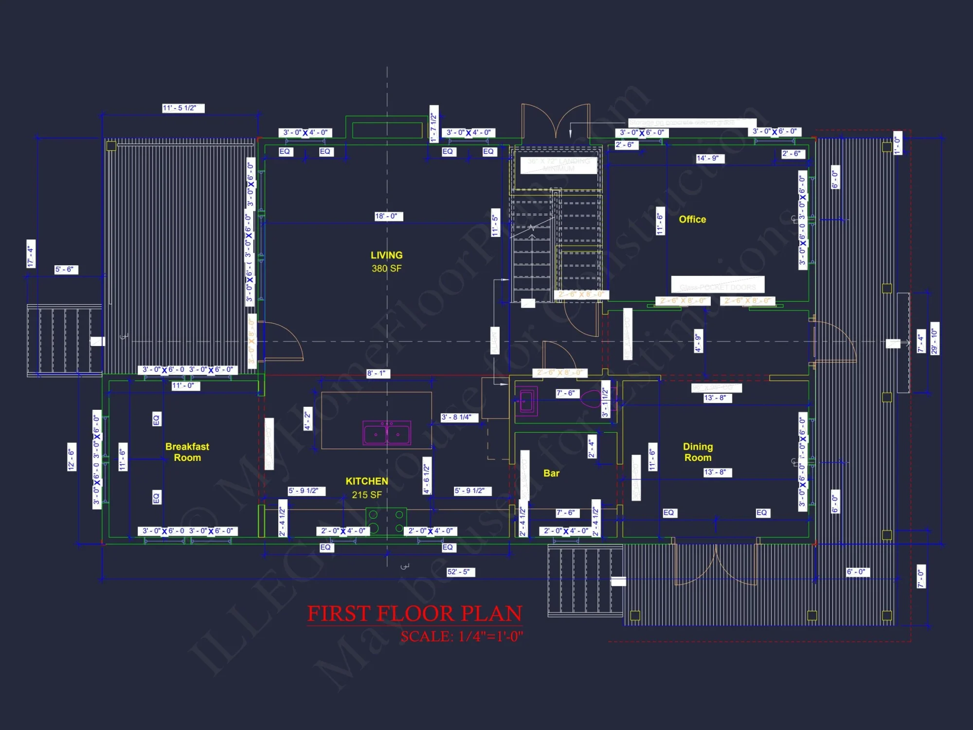 Craftsman house Plan with CAD Blueprints and Floor Designs