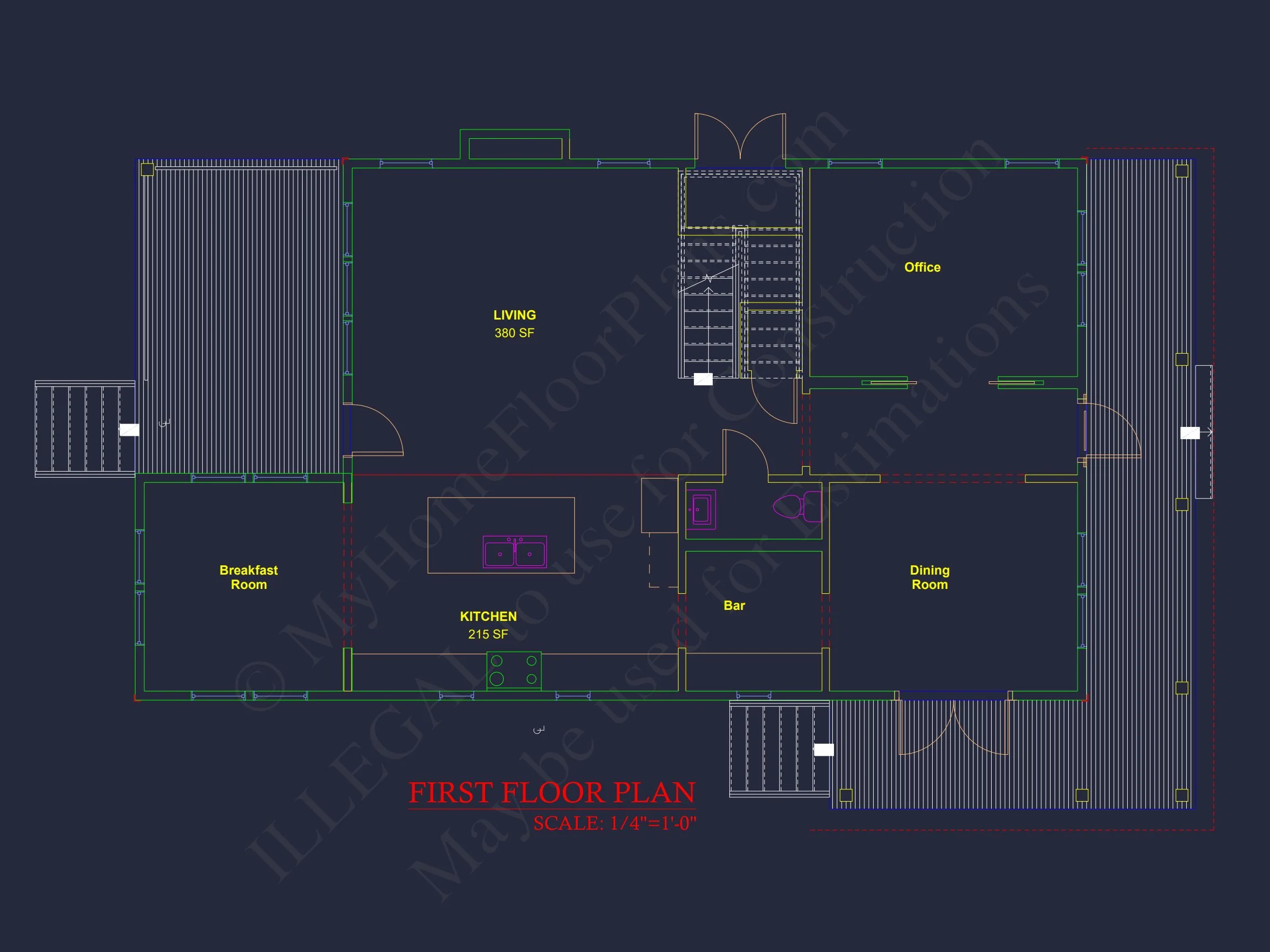Craftsman house Plan with CAD Blueprints and Floor Designs