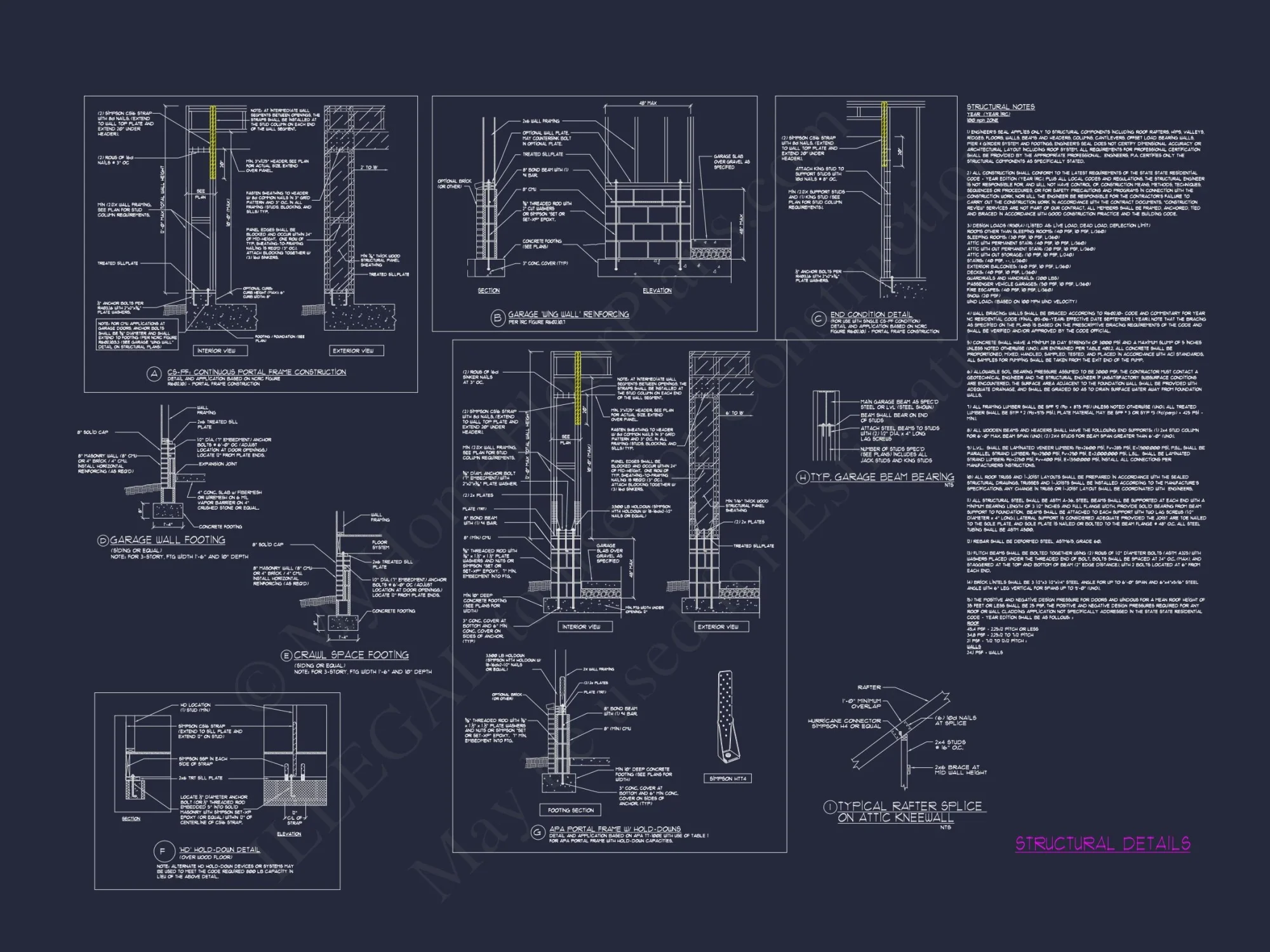Craftsman house Floor Plan with 4 Beds & 2-Story Designs