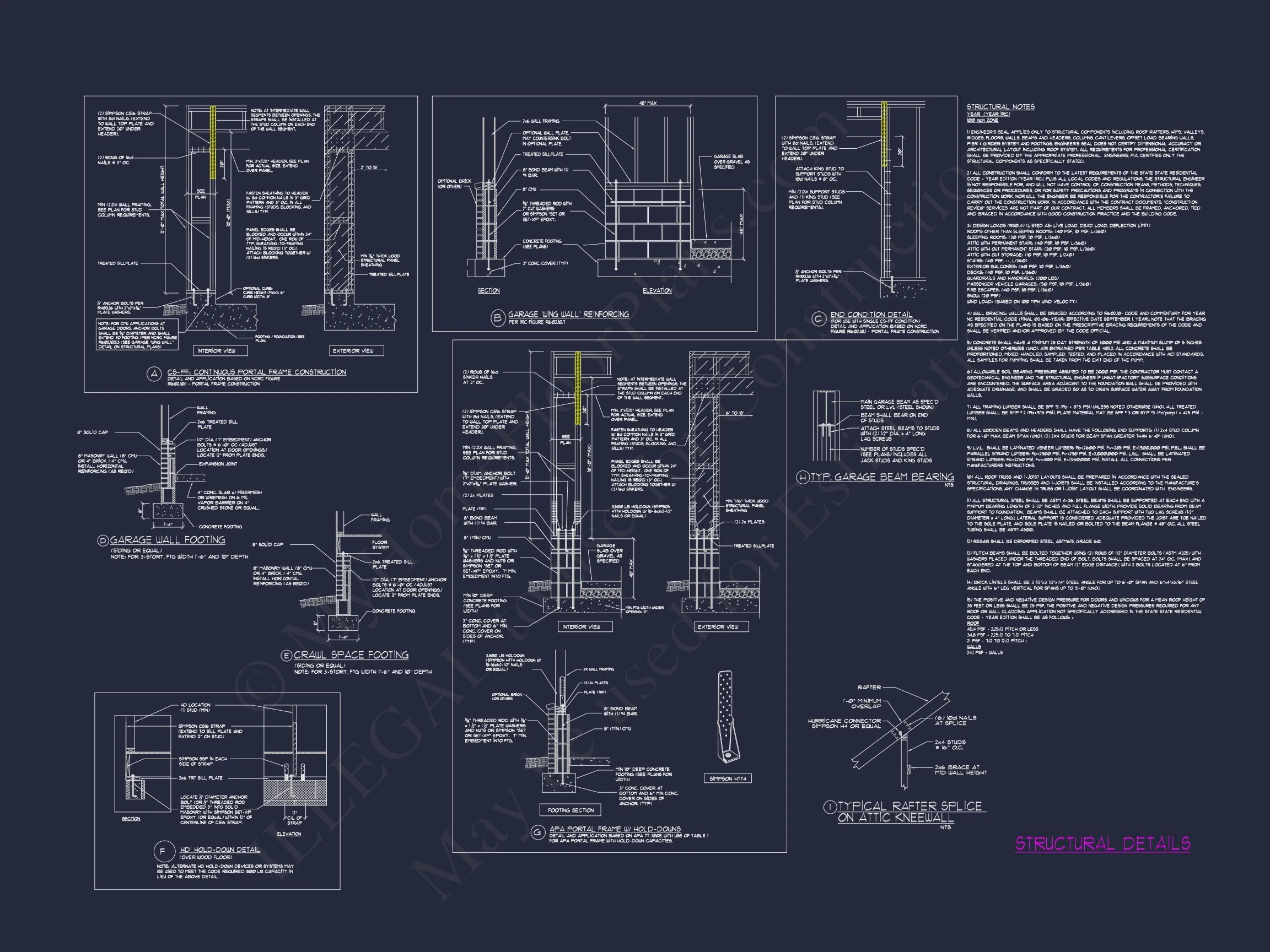 Craftsman house Floor Plan with 4 Beds & 2-Story Designs